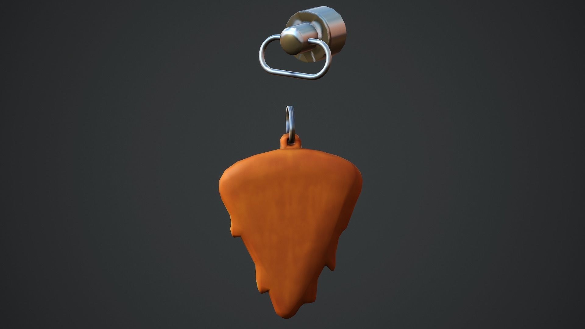 Pizza Weapon Charm - Low Poly Game Ready Low-poly 3D model_6