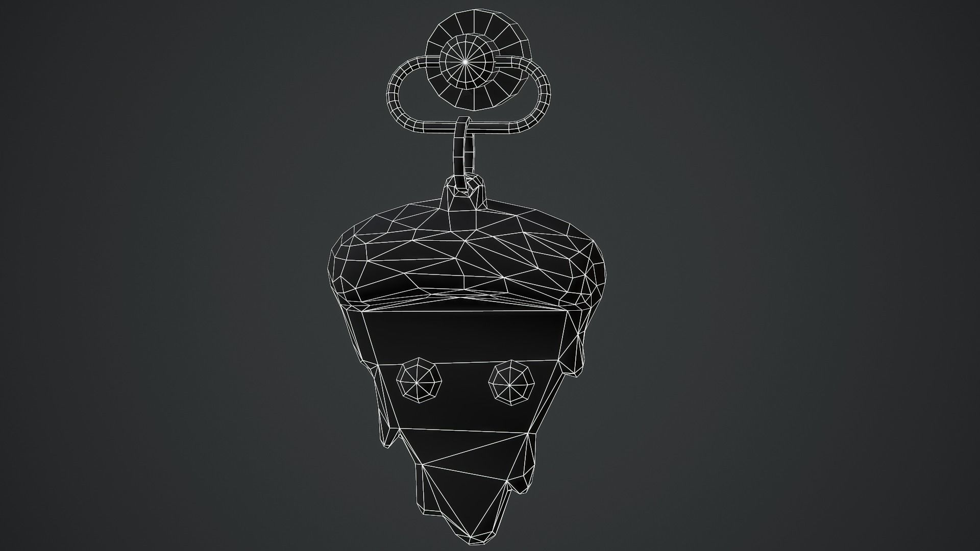 Pizza Weapon Charm - Low Poly Game Ready Low-poly 3D model_13