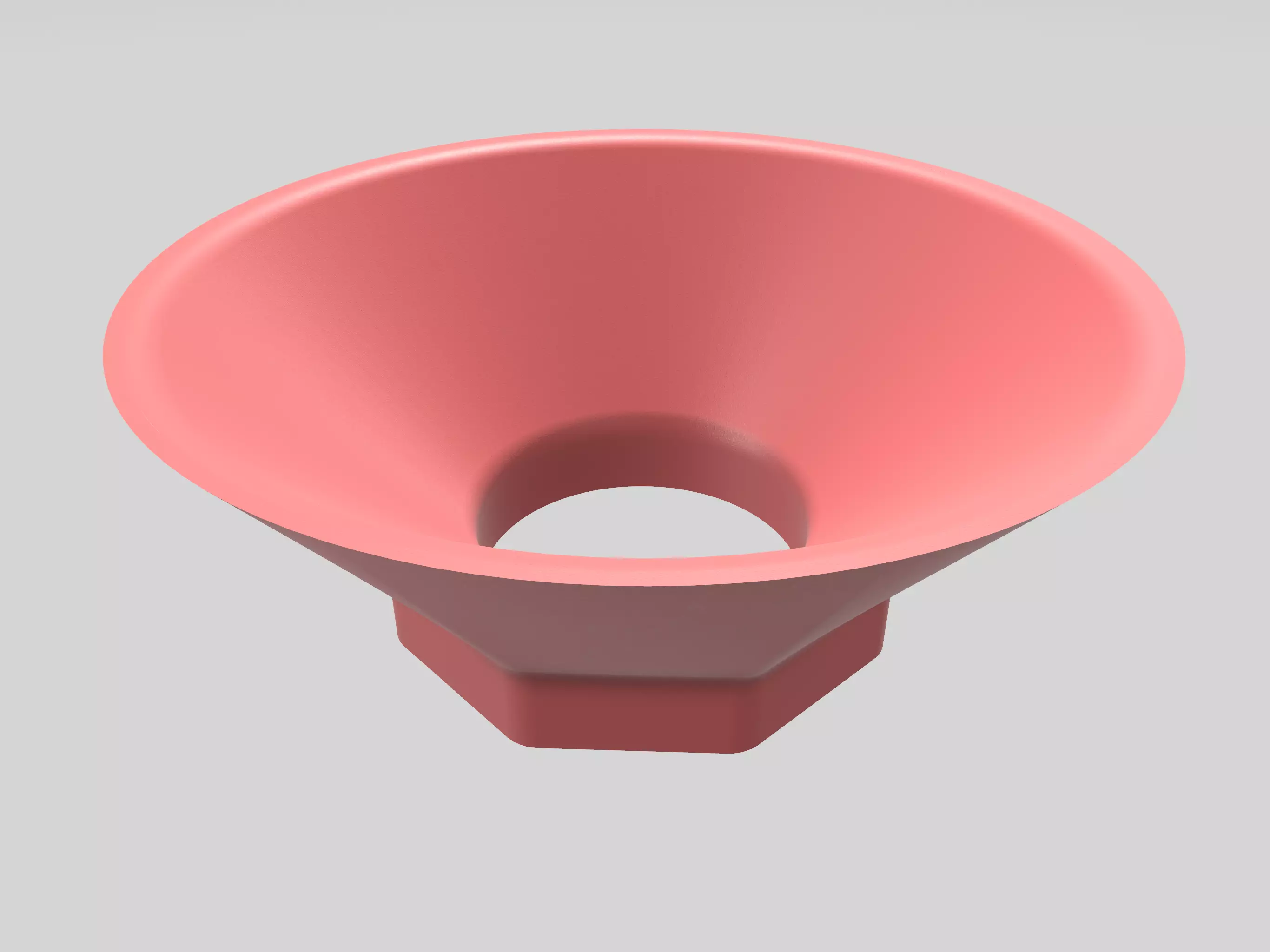 Screw On Hopper for Wide Mouth Jar 3D print model_0