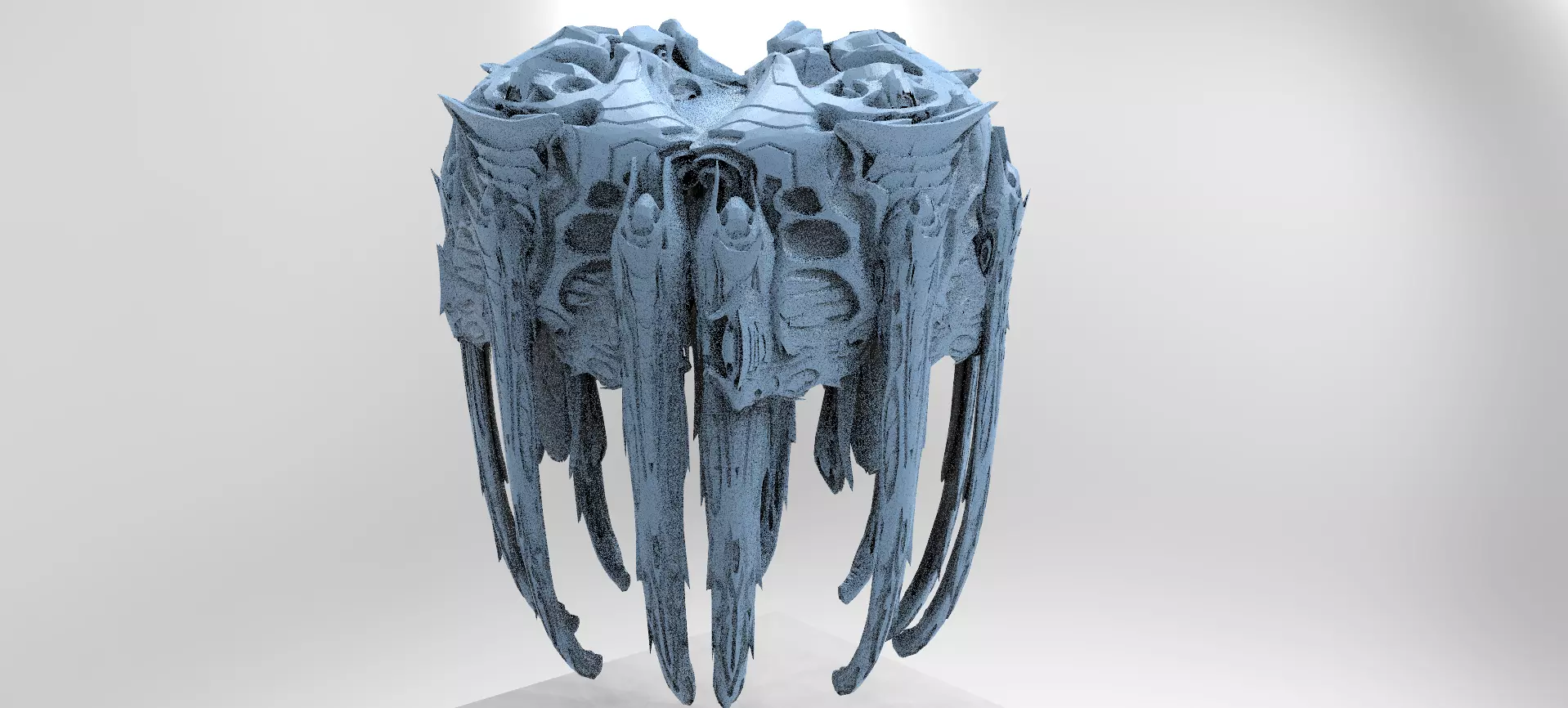 Wraith Hive Alien Platform 5 3D model_0