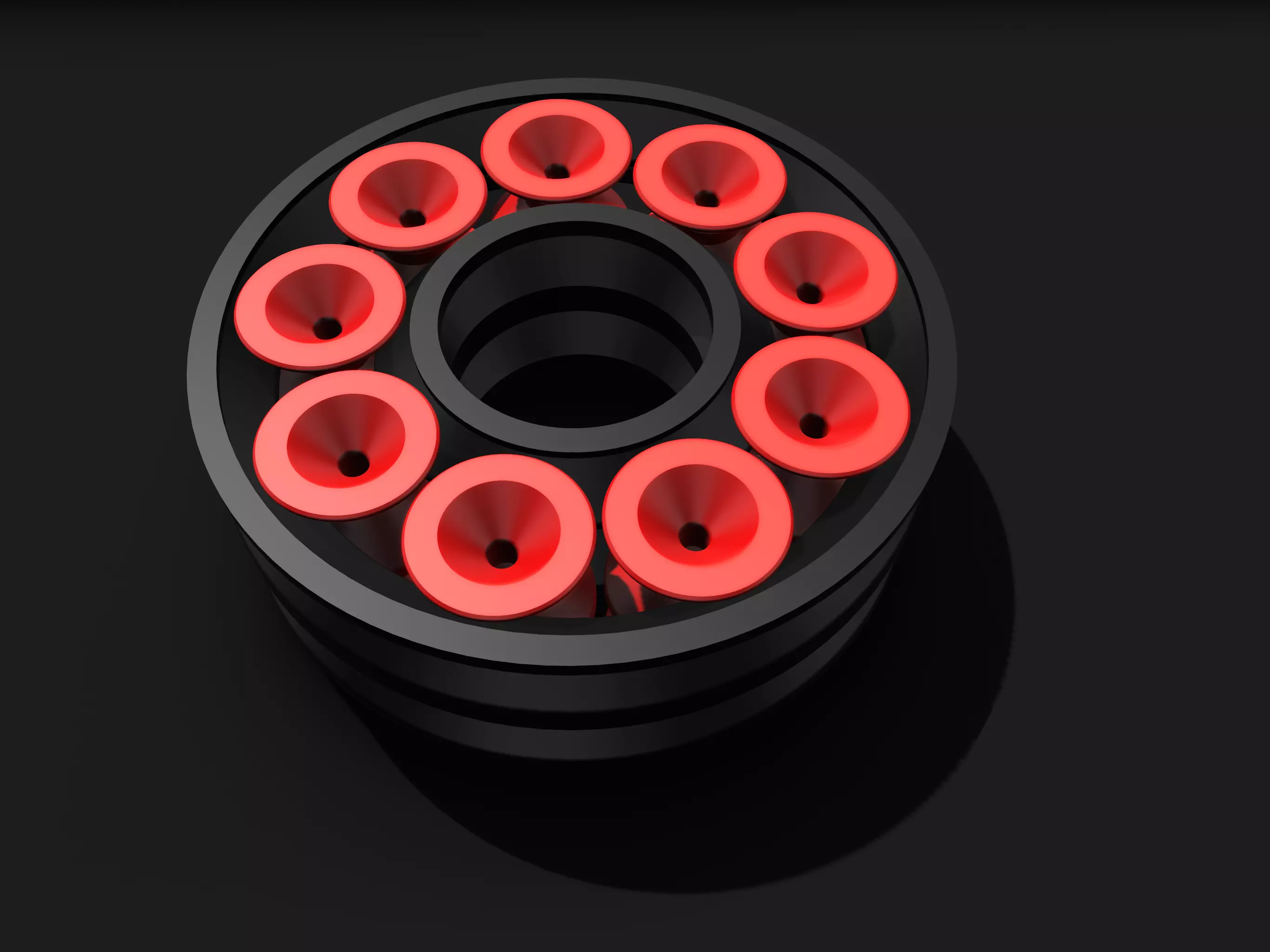 Print In Place 608 Bearing 3D print model_0