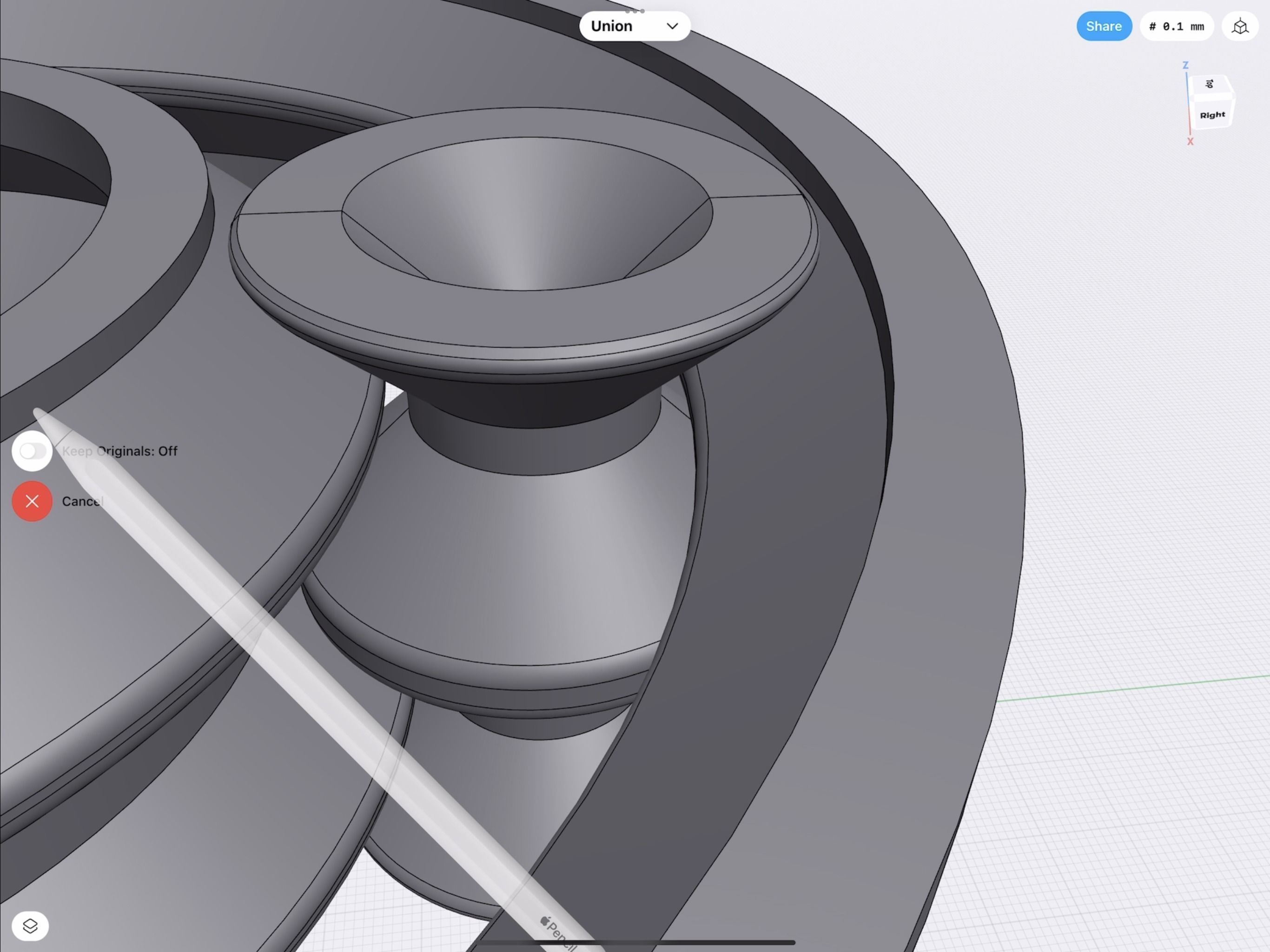 Print In Place 608 Bearing 3D print model_5