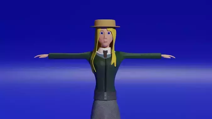 Schoolgirl Character 