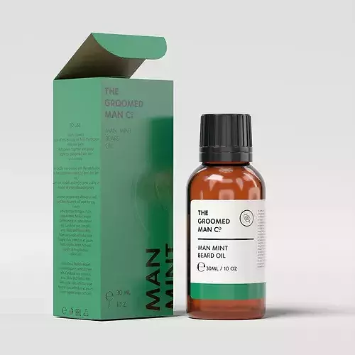 The Groomed Man Morning Man Mint Beard Oil