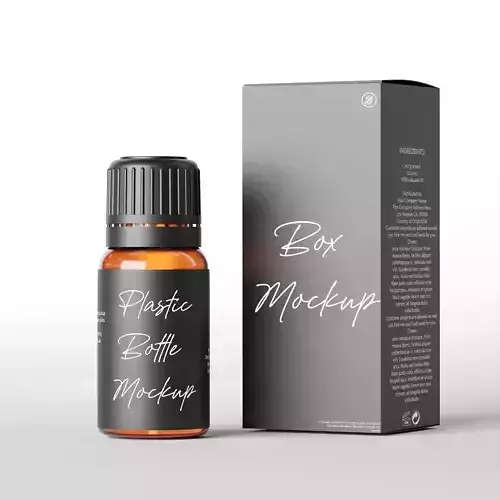 Plastic Bottle Mockup 01