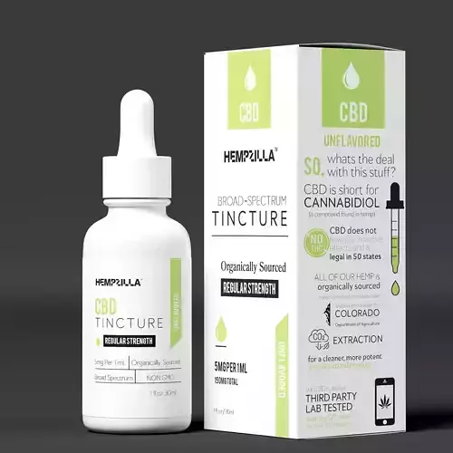 Hempzilla CBD Unflavored
