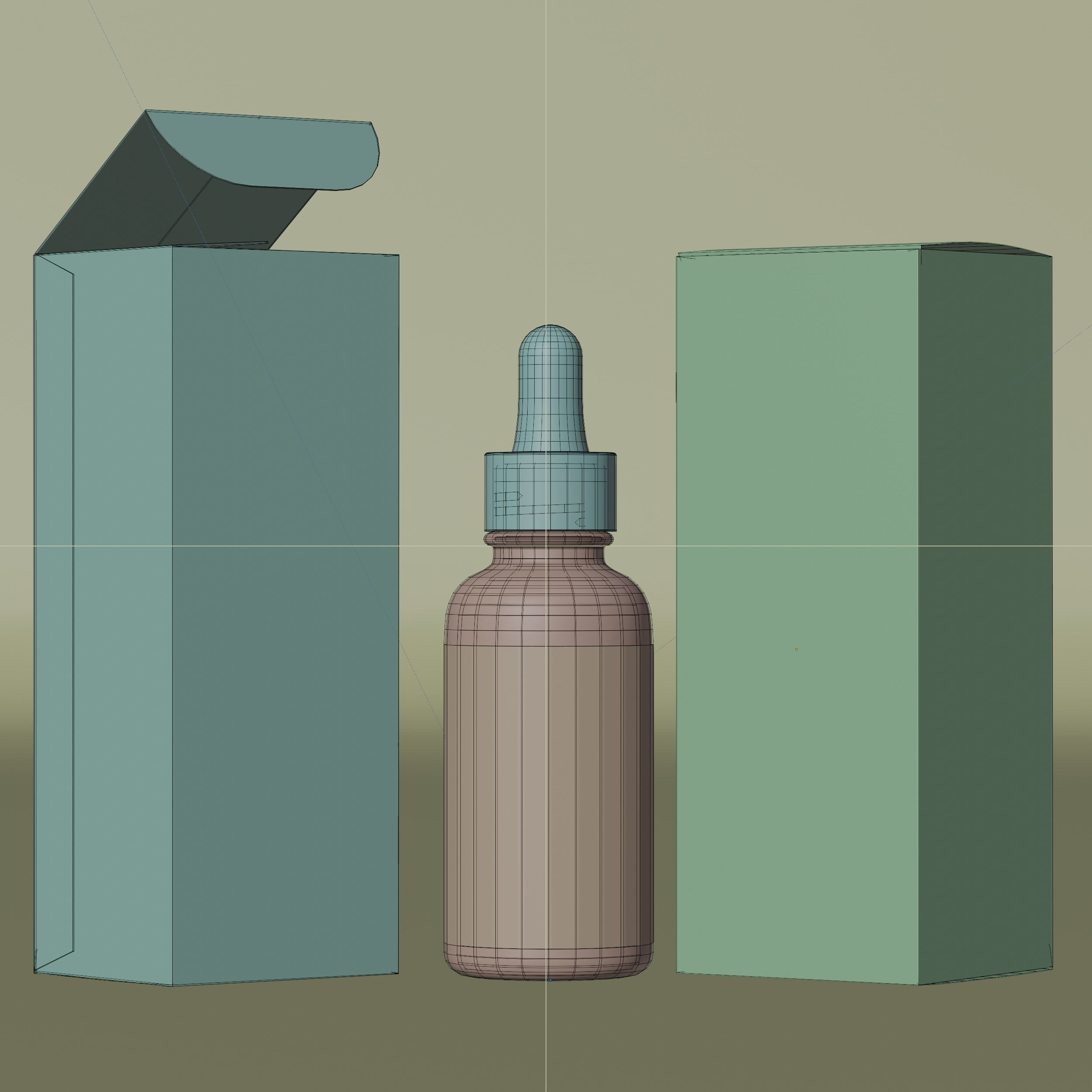 Hempzilla CBD Orange Low-poly 3D model_7