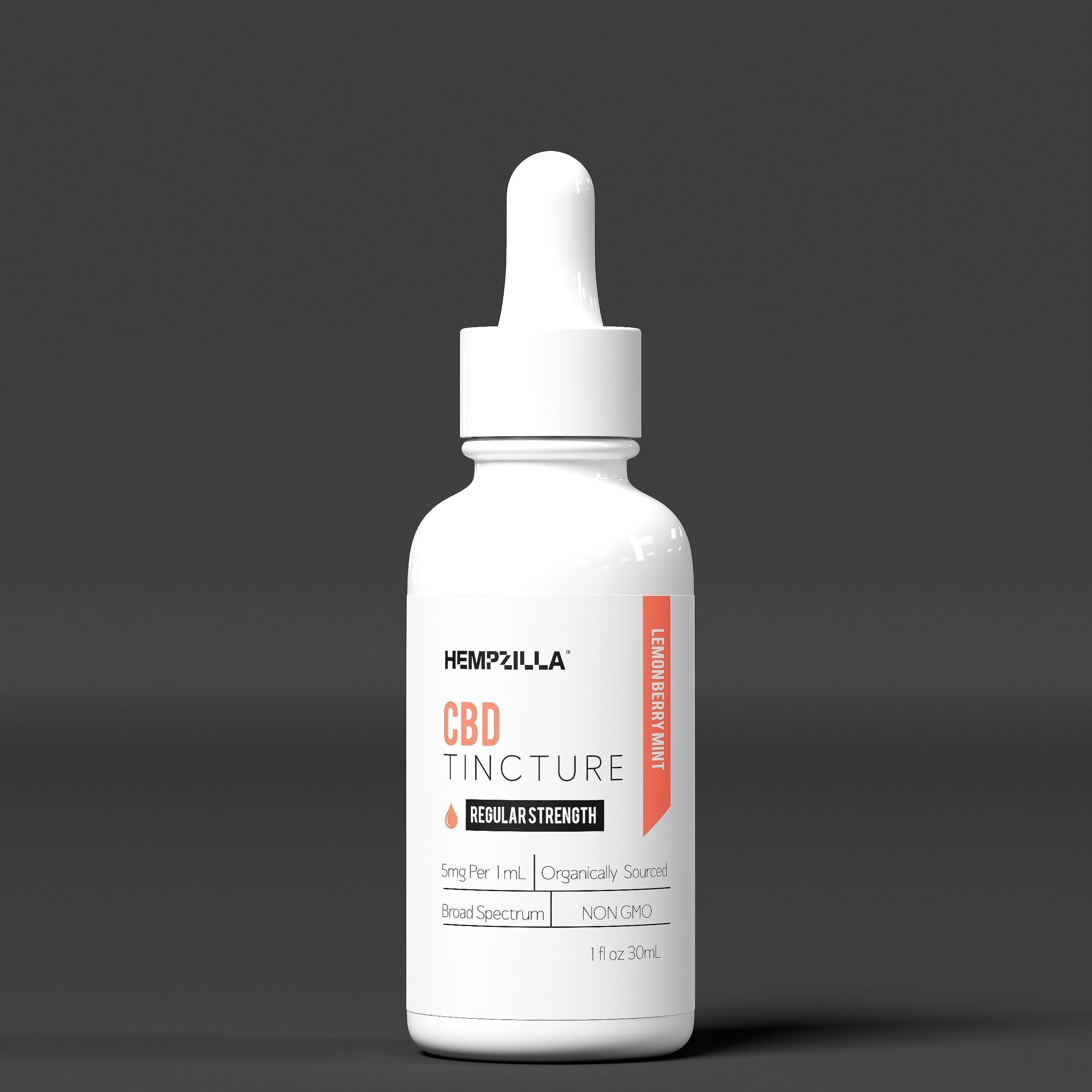 Hempzilla CBD Lemon Berry Mint Low-poly 3D model_3