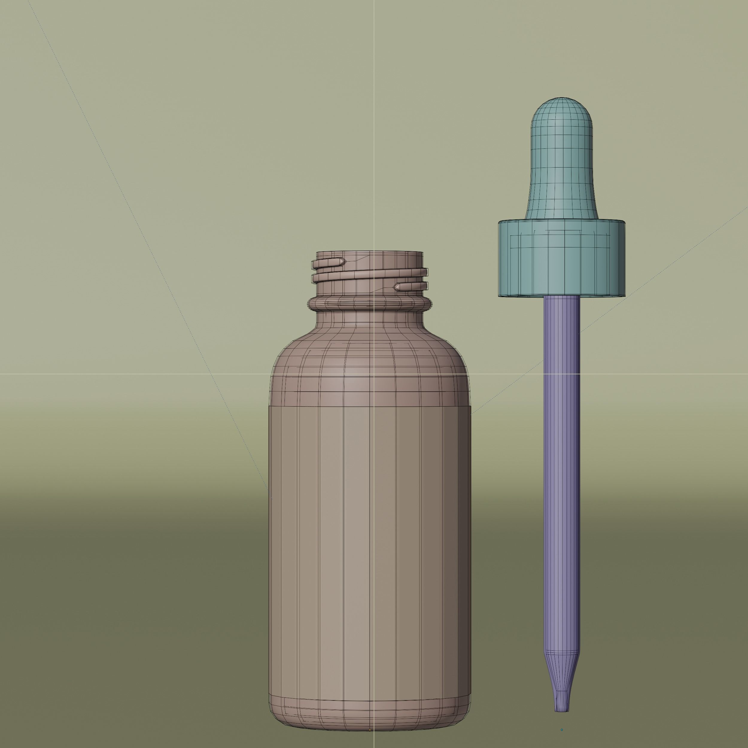 Hempzilla CBD Lemon Berry Mint Low-poly 3D model_6