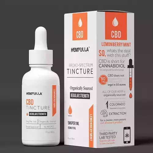 Hempzilla CBD Lemon Berry Mint