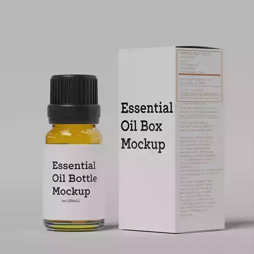 Essential Oil Bottle Mockup