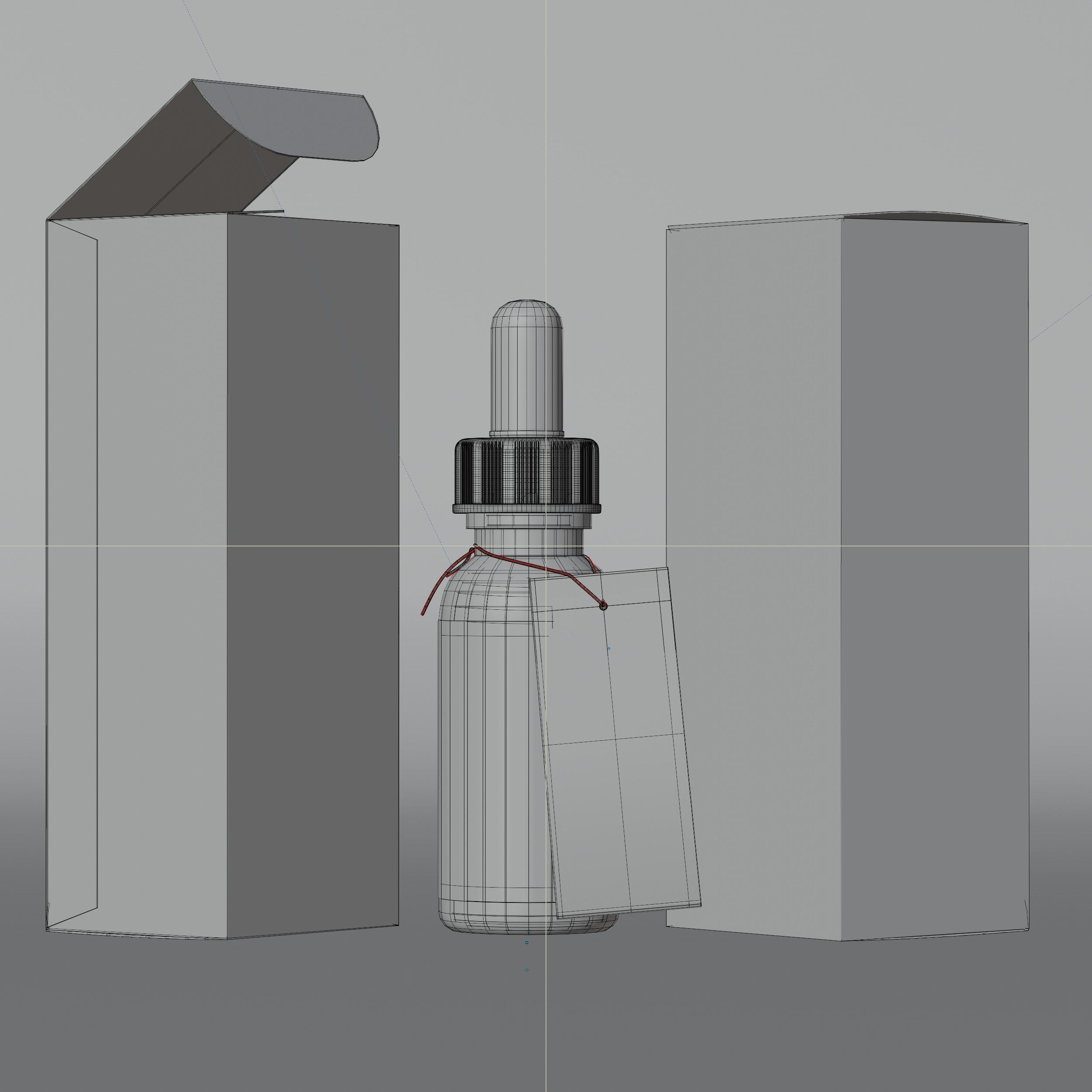 Essential Oil Blend Tranquility Low-poly 3D model_9