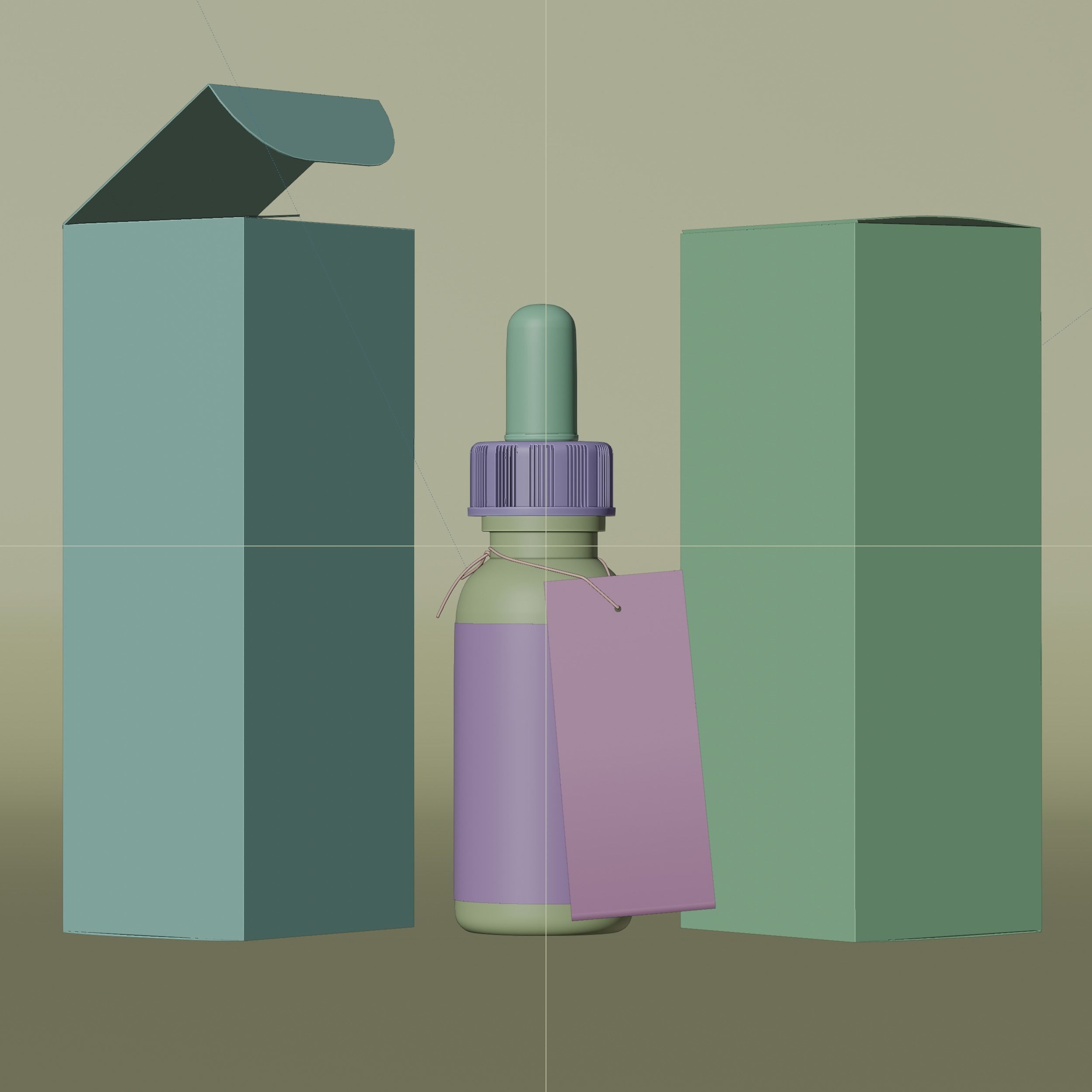 Essential Oil Blend Harmony Low-poly 3D model_7