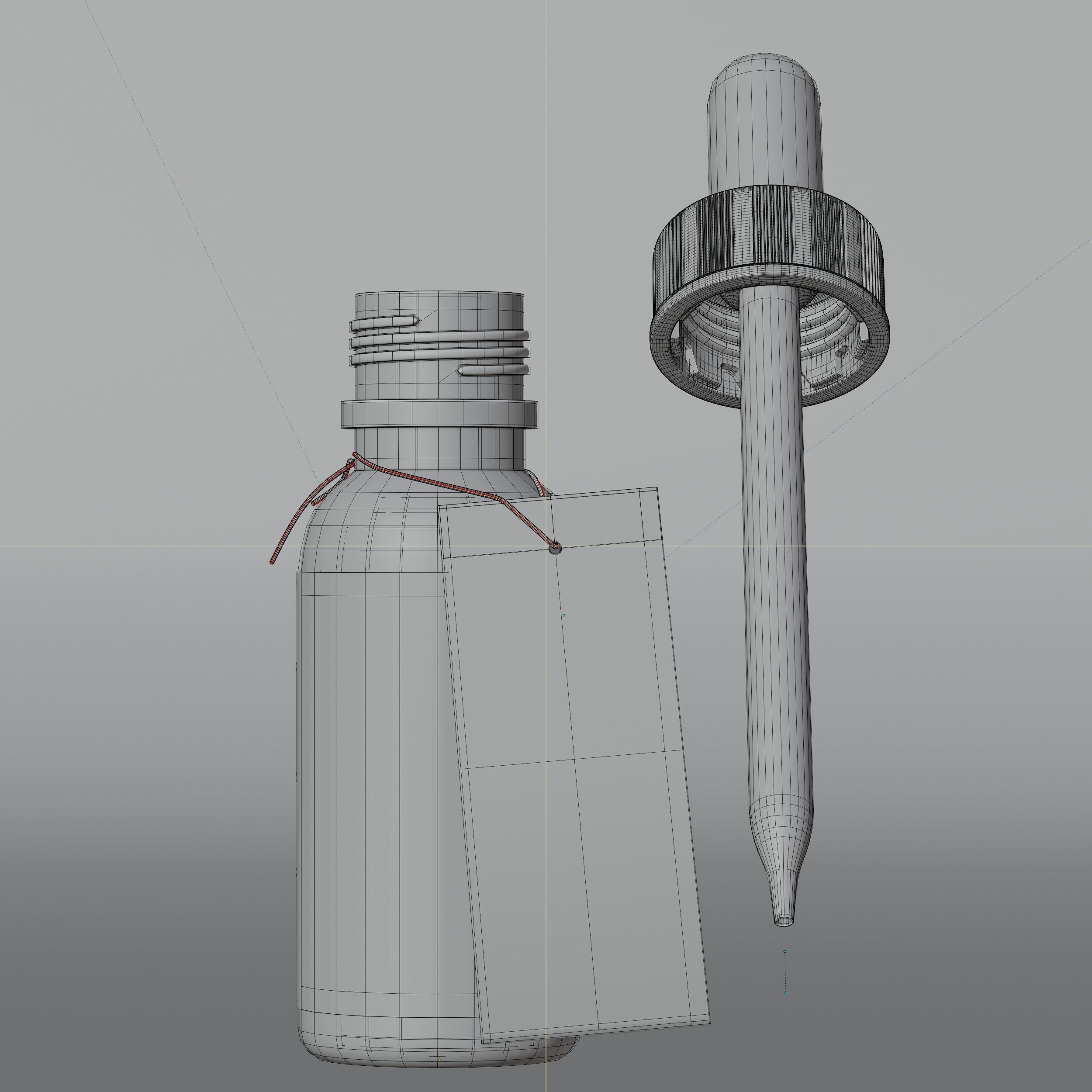 Essential Oil Blend Harmony Low-poly 3D model_5