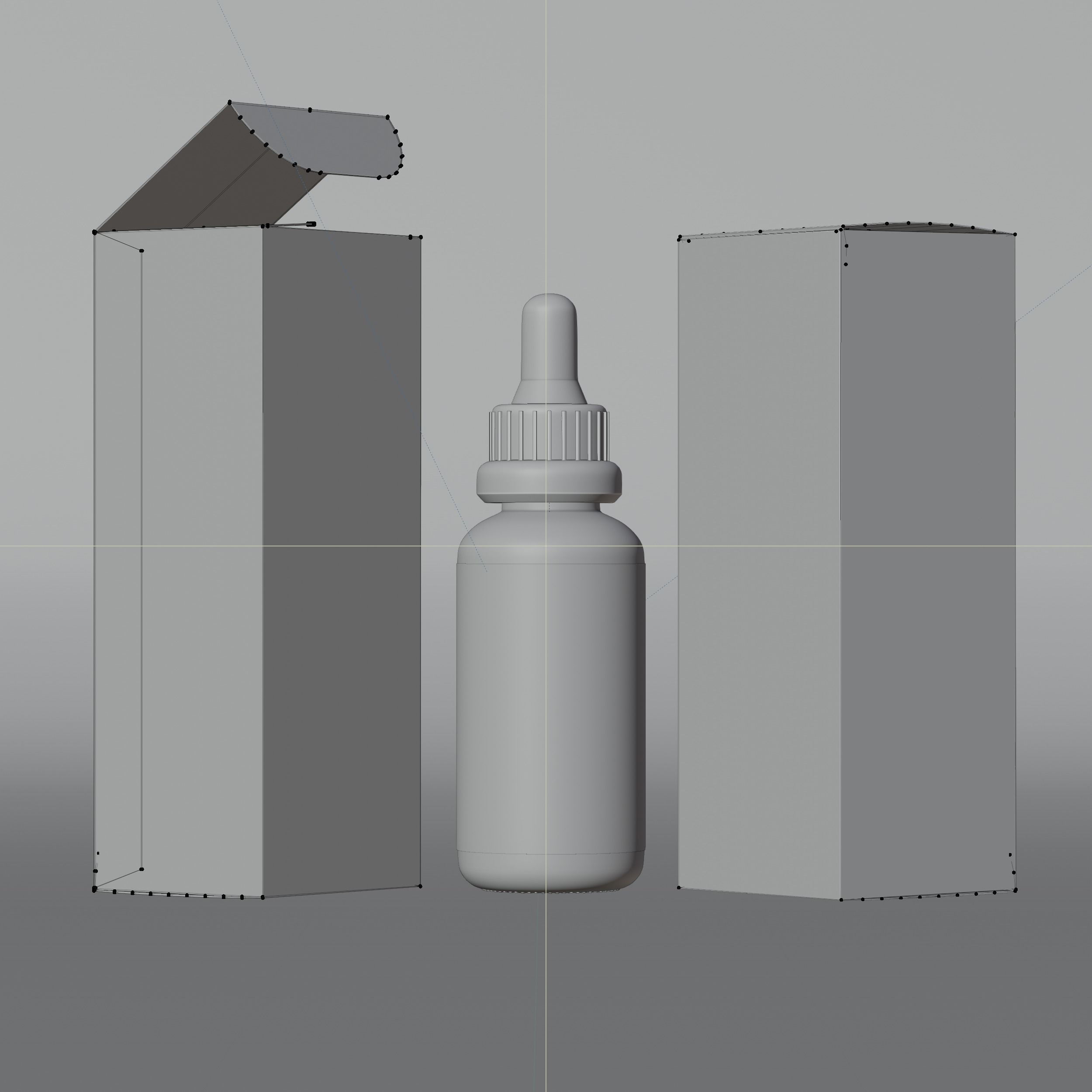 Elixinol Daily Balance Winter Mint CBD Tincture Low-poly 3D model_10