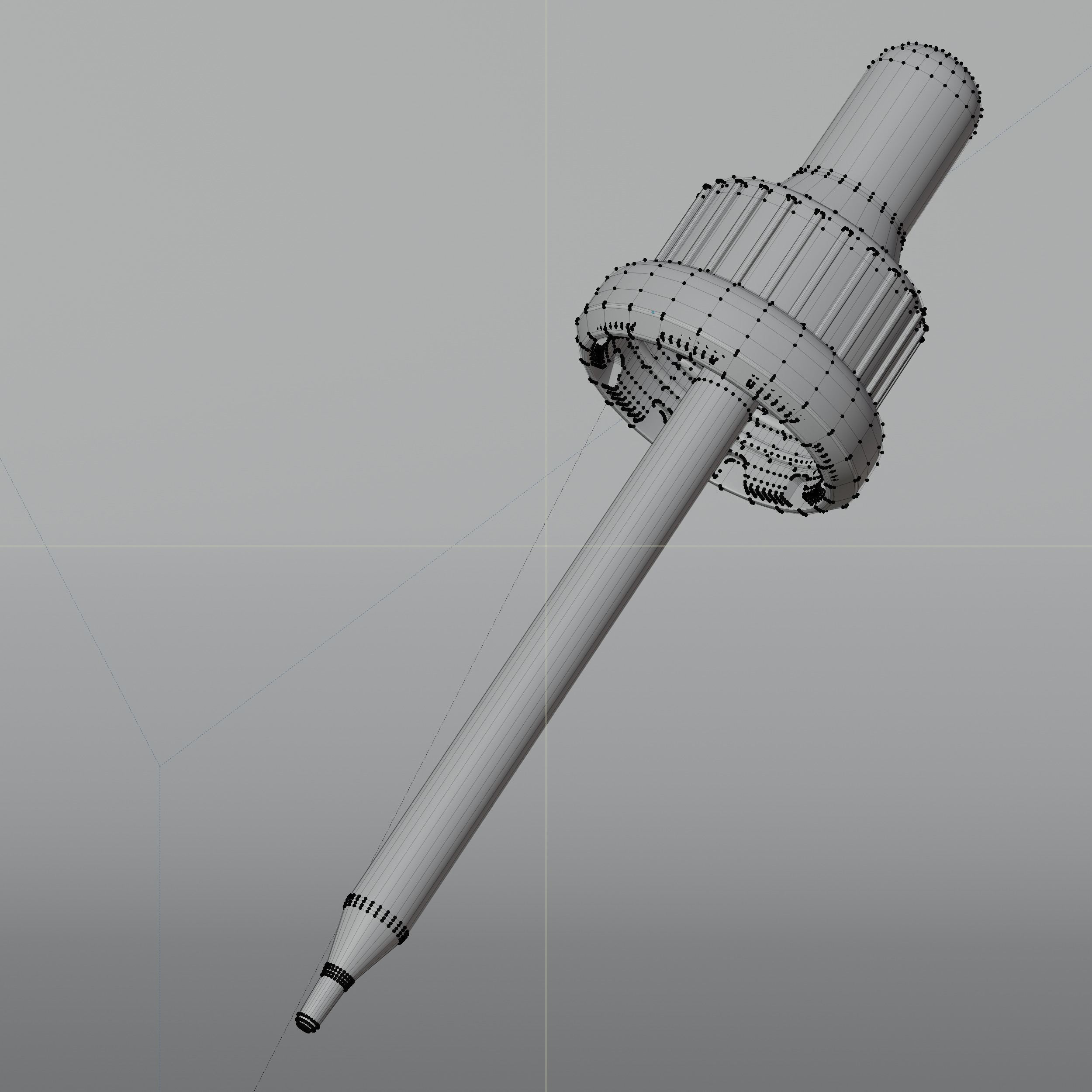 Elixinol Daily Balance Winter Mint CBD Tincture Low-poly 3D model_13