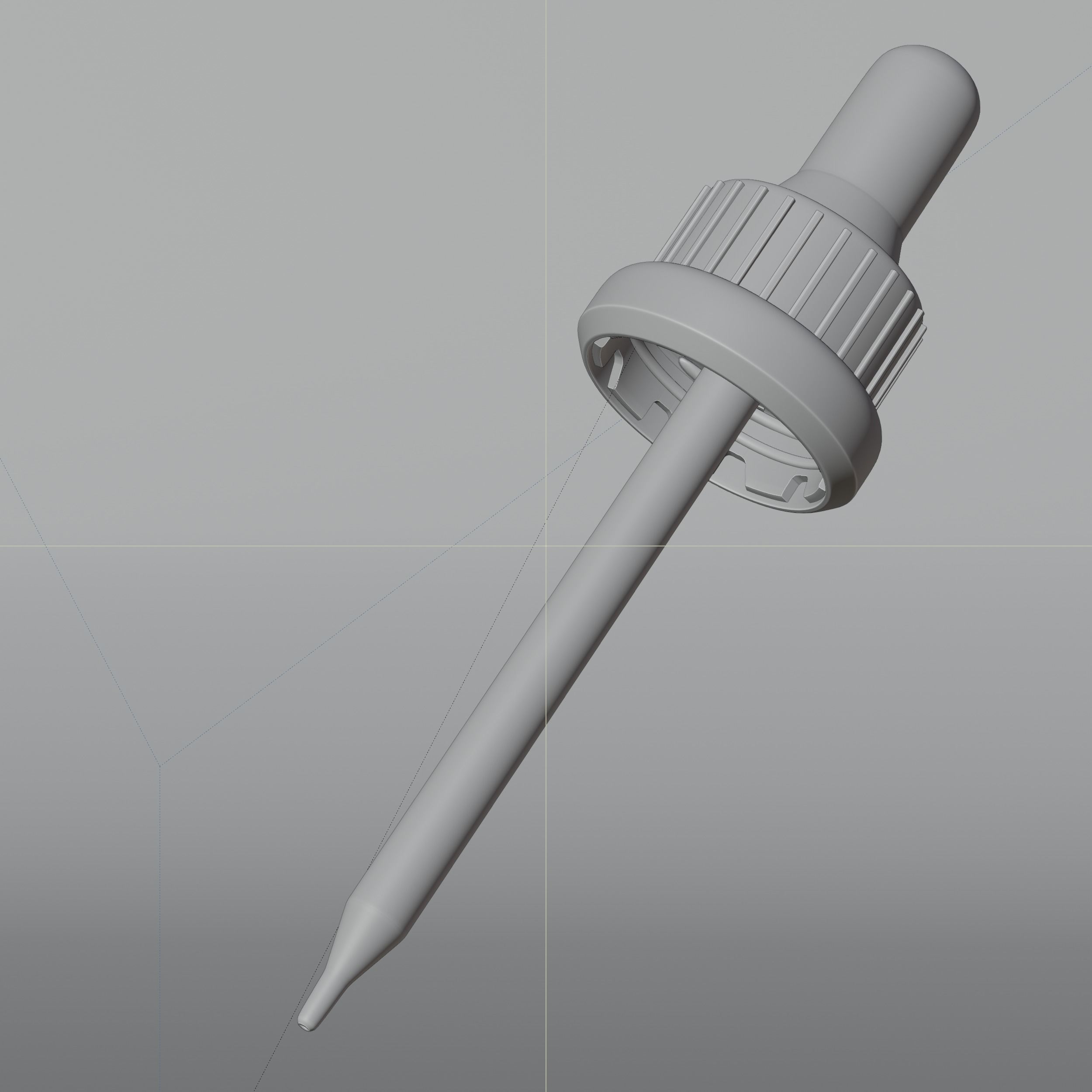 Elixinol Daily Balance Winter Mint CBD Tincture Low-poly 3D model_4