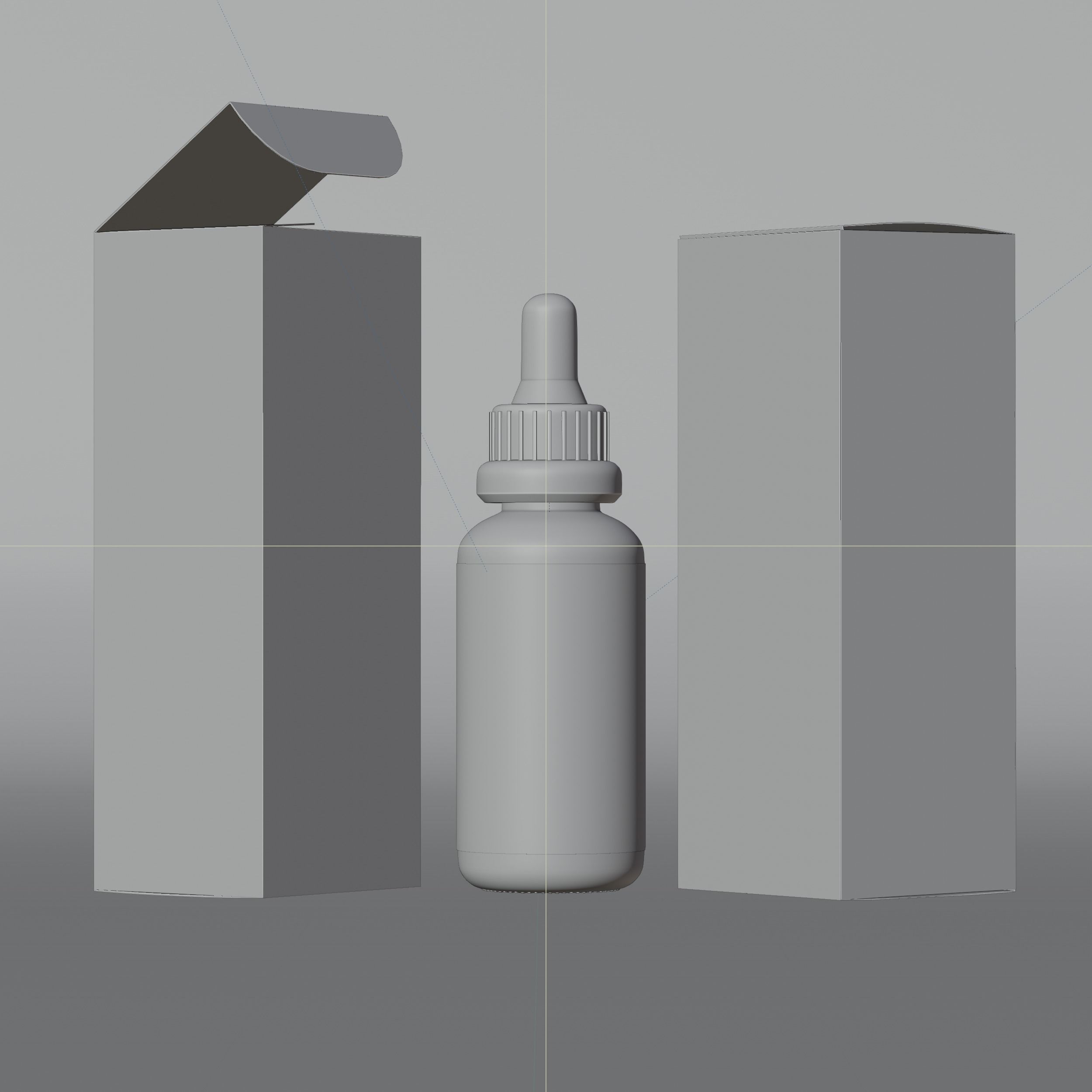 Elixinol Daily Balance Winter Mint CBD Tincture Low-poly 3D model_9