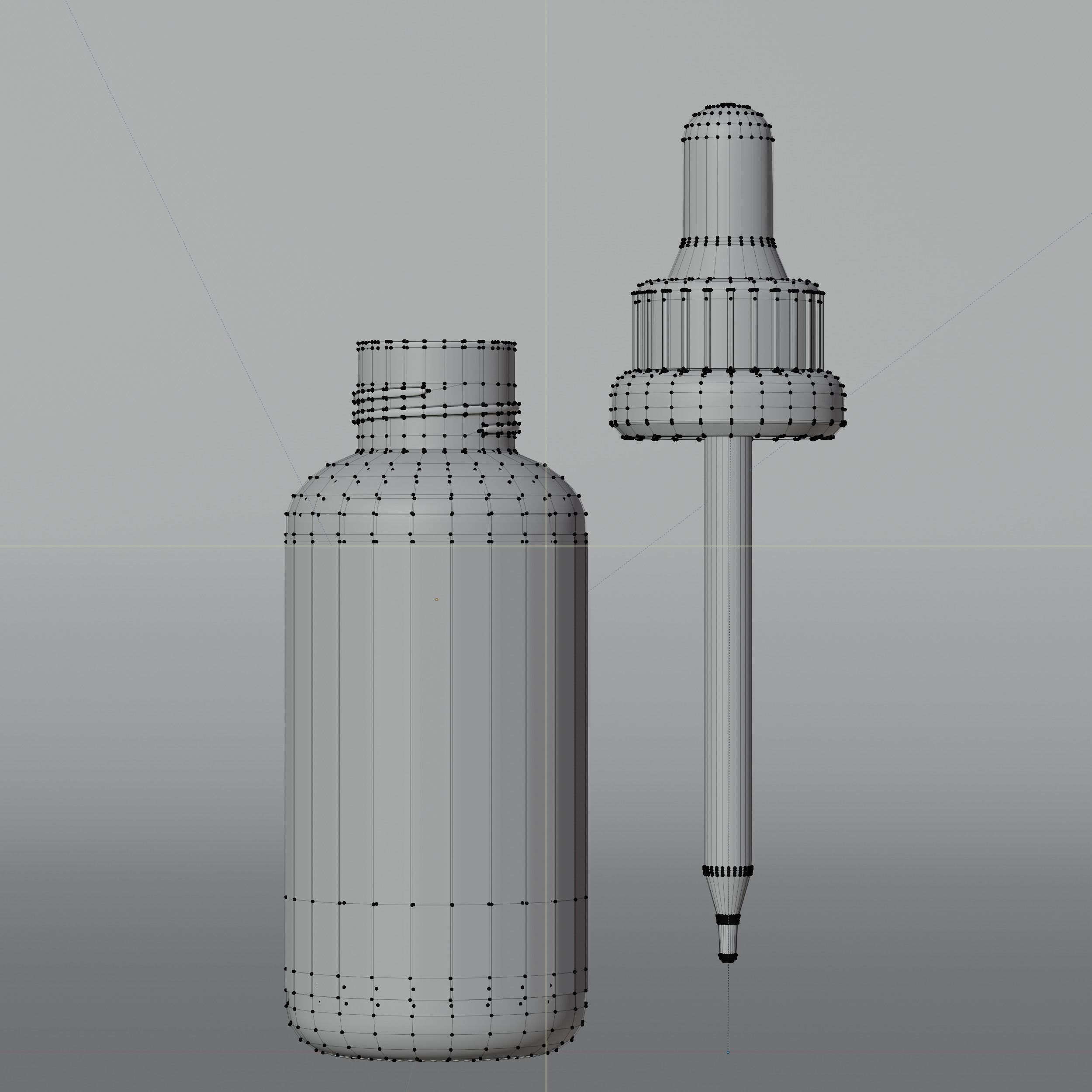 Elixinol Daily Balance Winter Mint CBD Tincture Low-poly 3D model_7