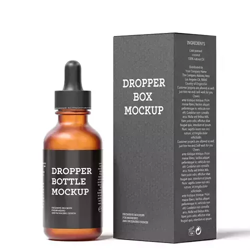 Dropper Bottle Mockup  5