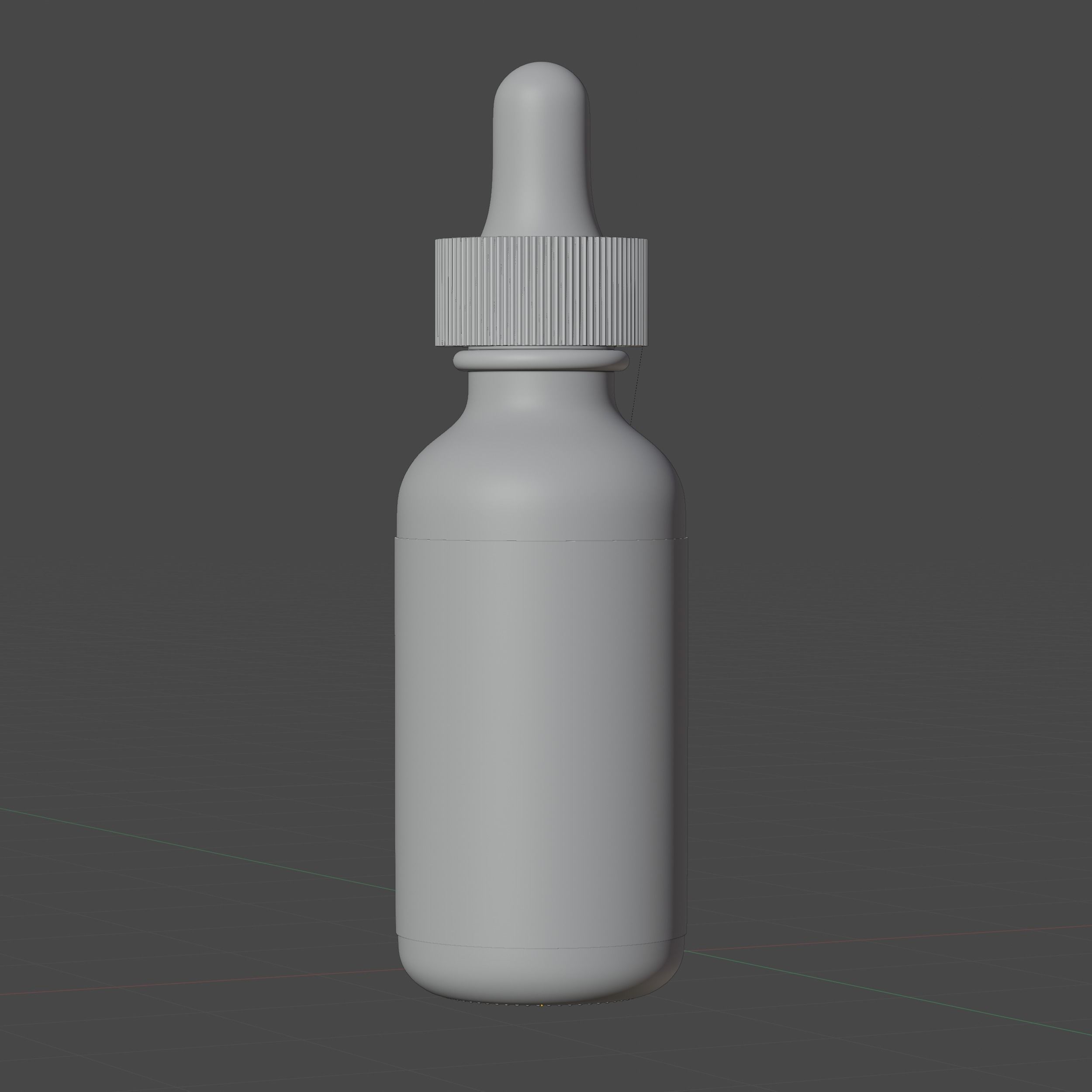 Dropper Bottle Mockup 3 Low-poly 3D model_8