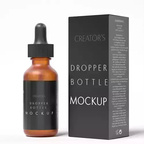 Dropper Bottle Mockup  3
