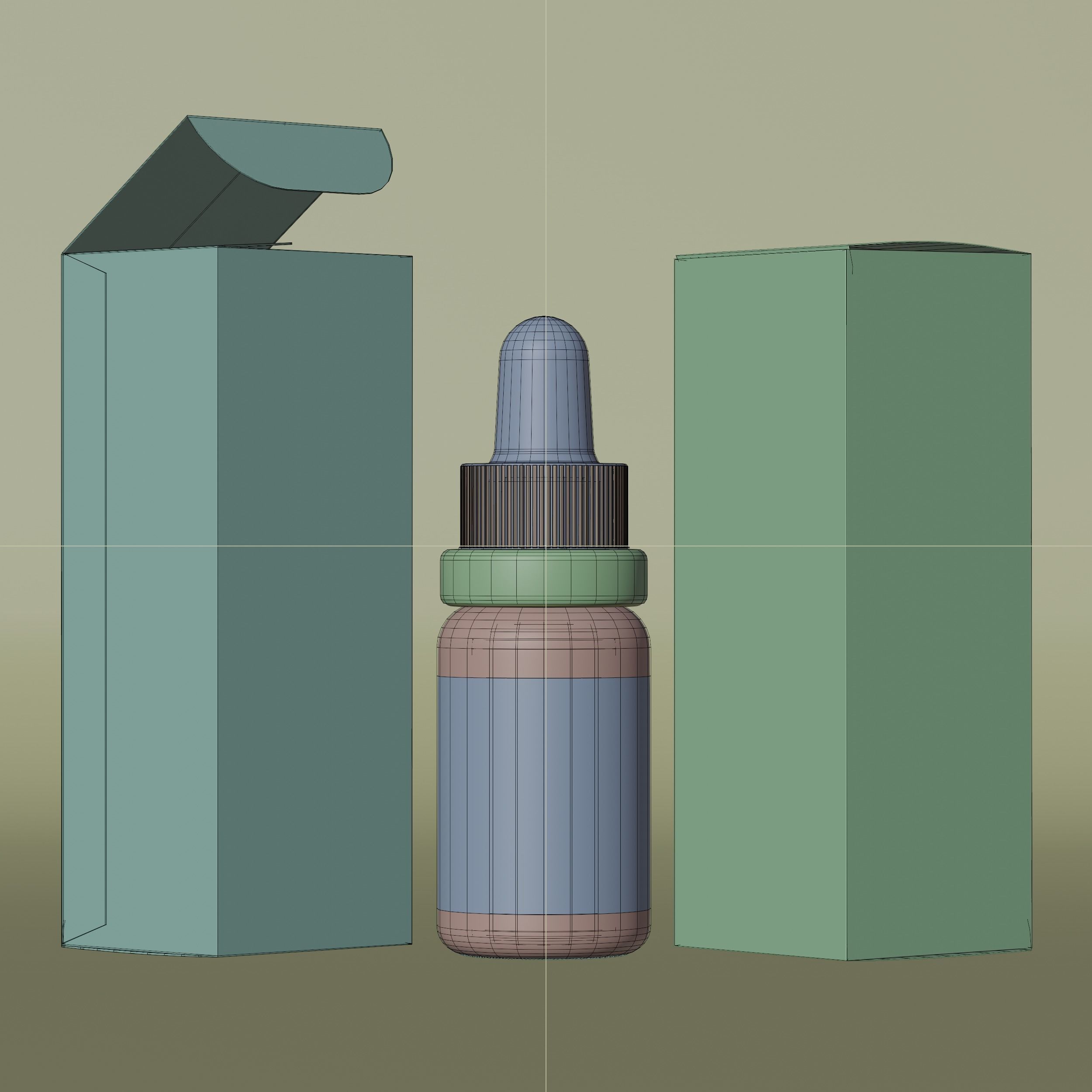Dropper Bottle Mockup  28 Low-poly 3D model_8