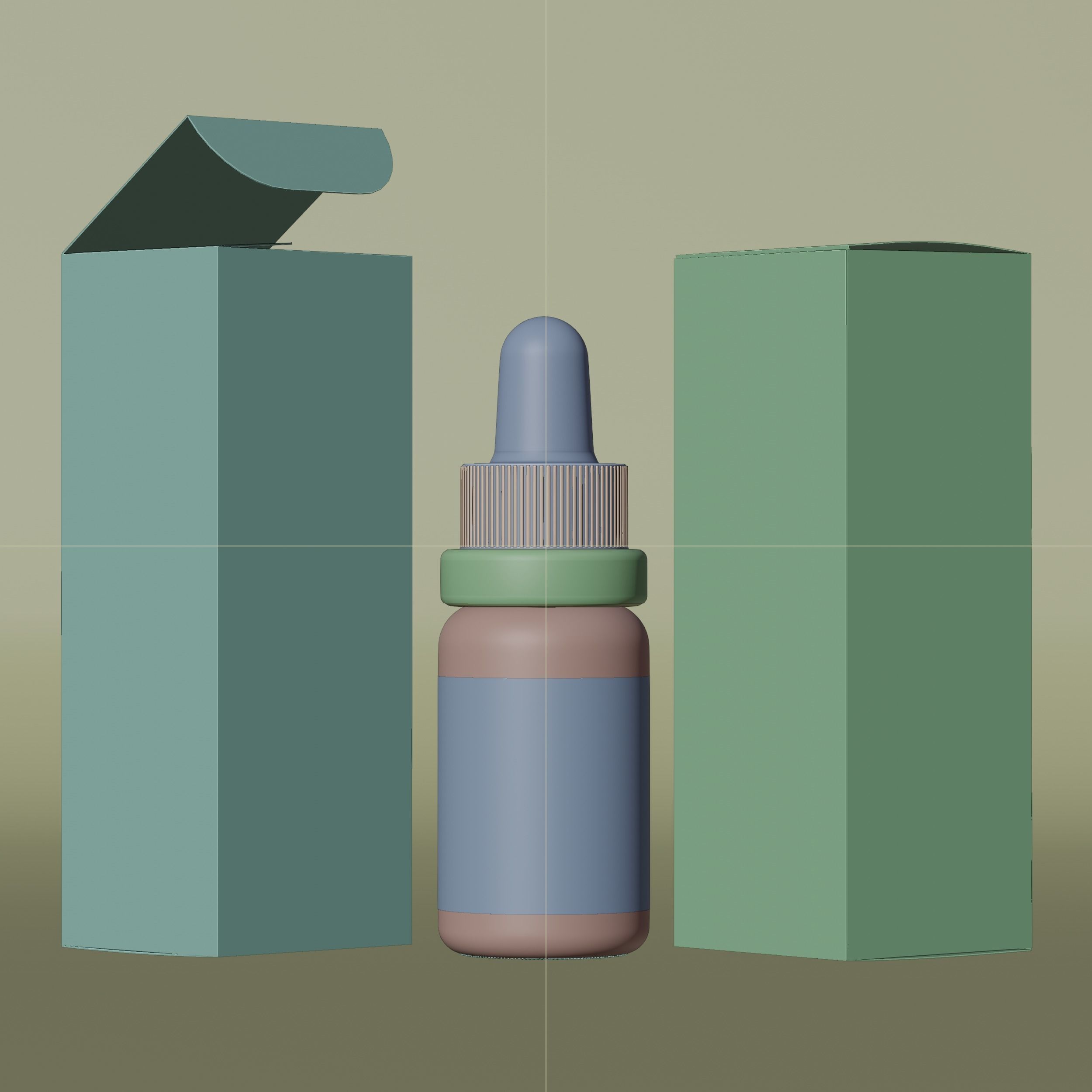 Dropper Bottle Mockup  28 Low-poly 3D model_6