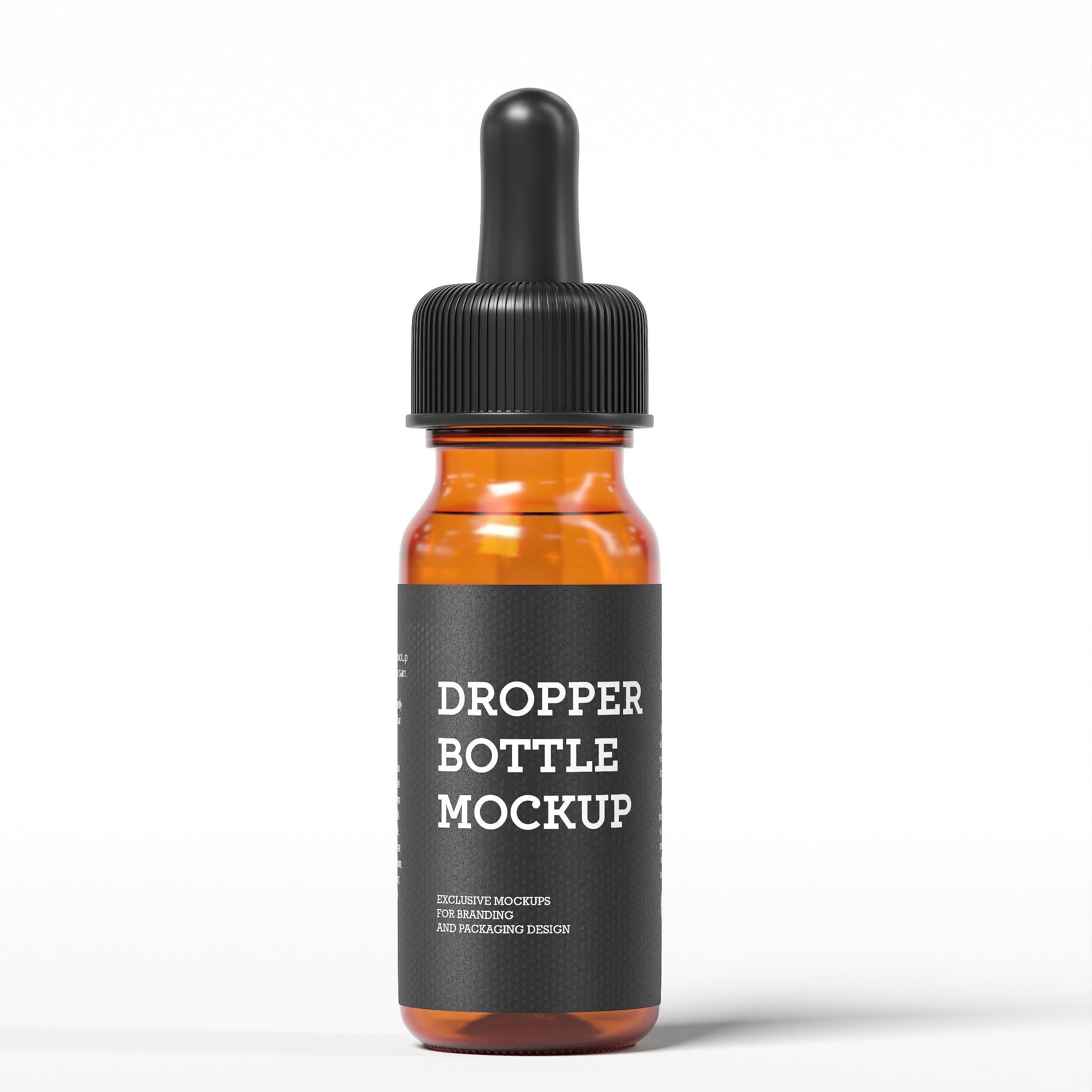 Dropper Bottle Mockup  27 Low-poly 3D model_1