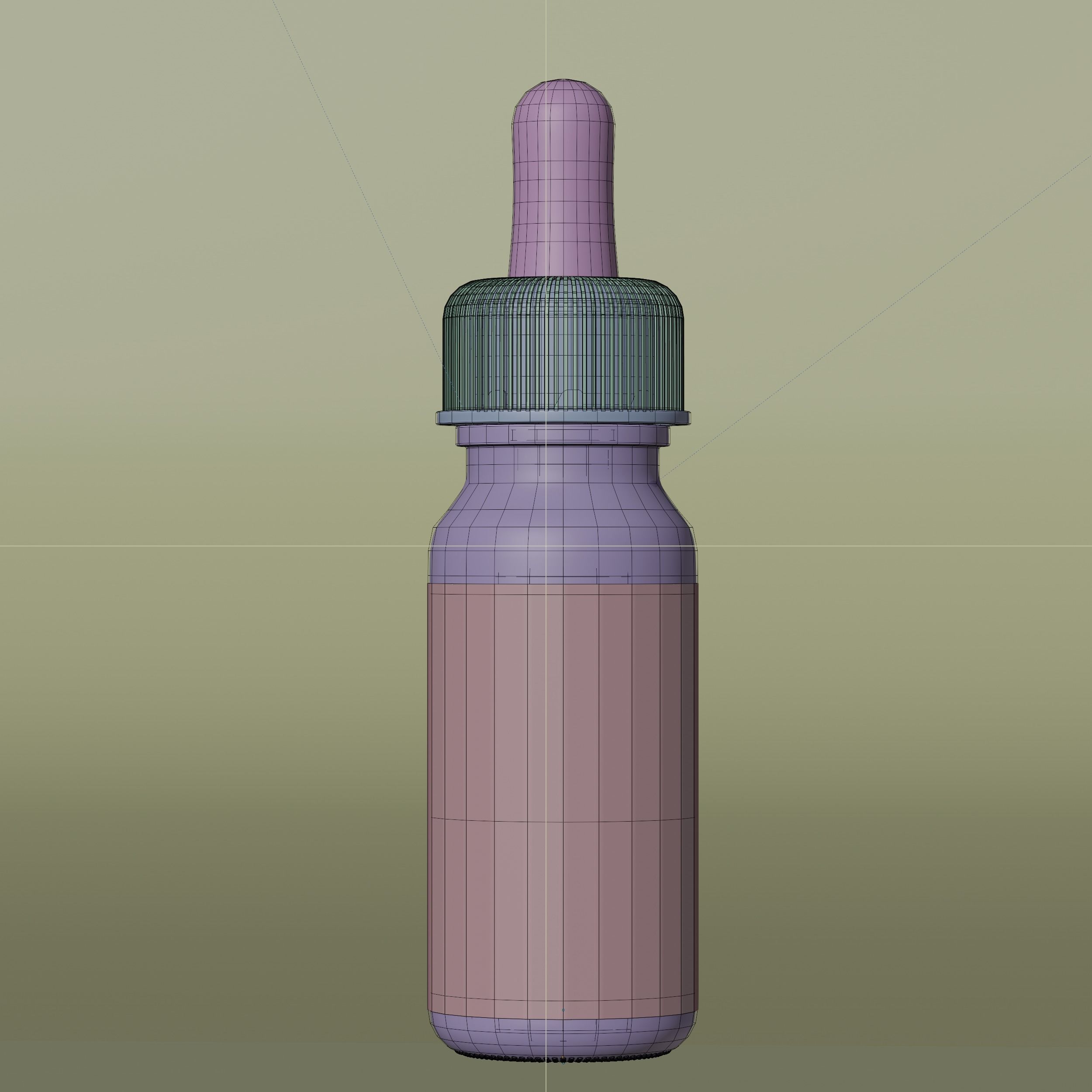 Dropper Bottle Mockup  27 Low-poly 3D model_9