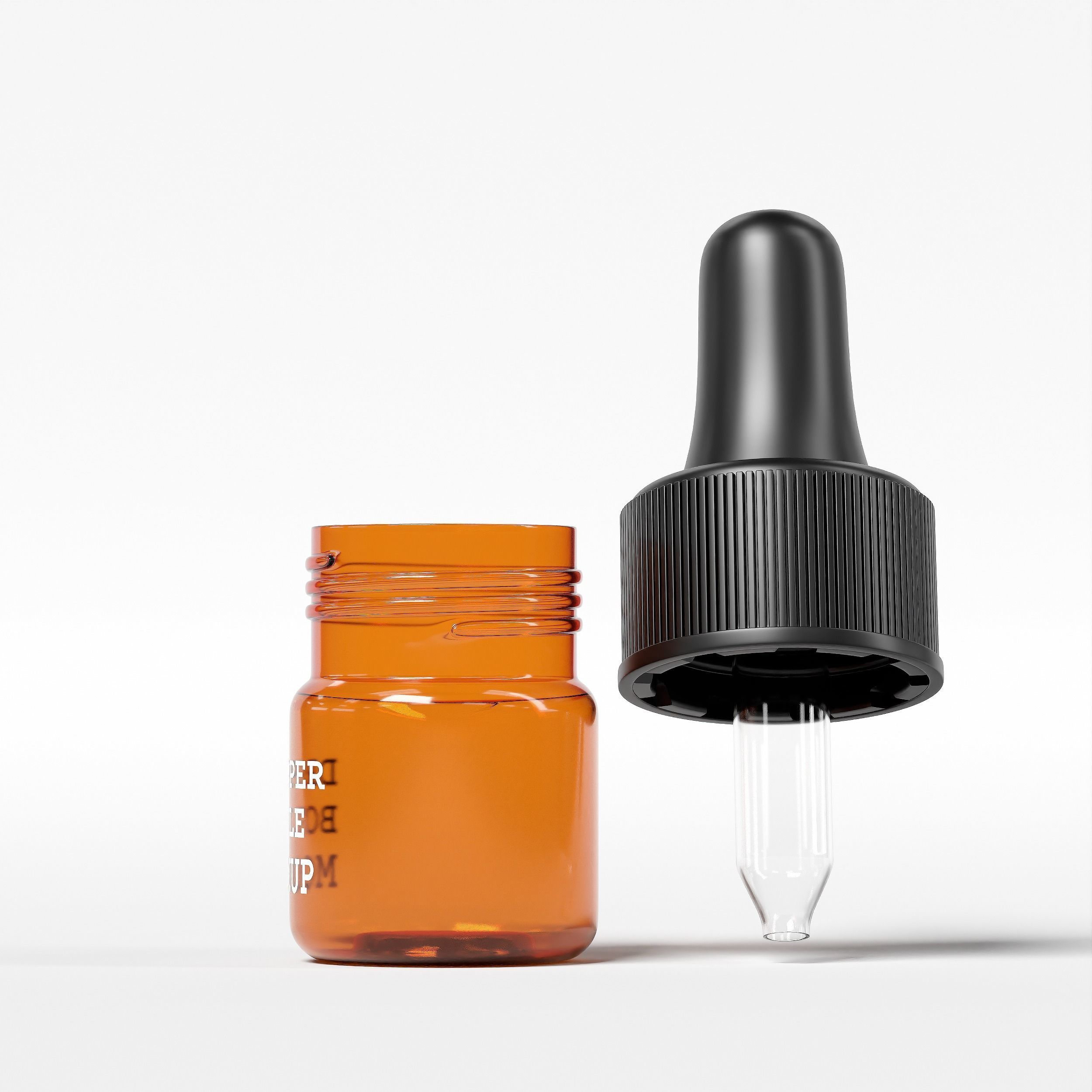 Dropper Bottle Mockup  23 Low-poly 3D model_2