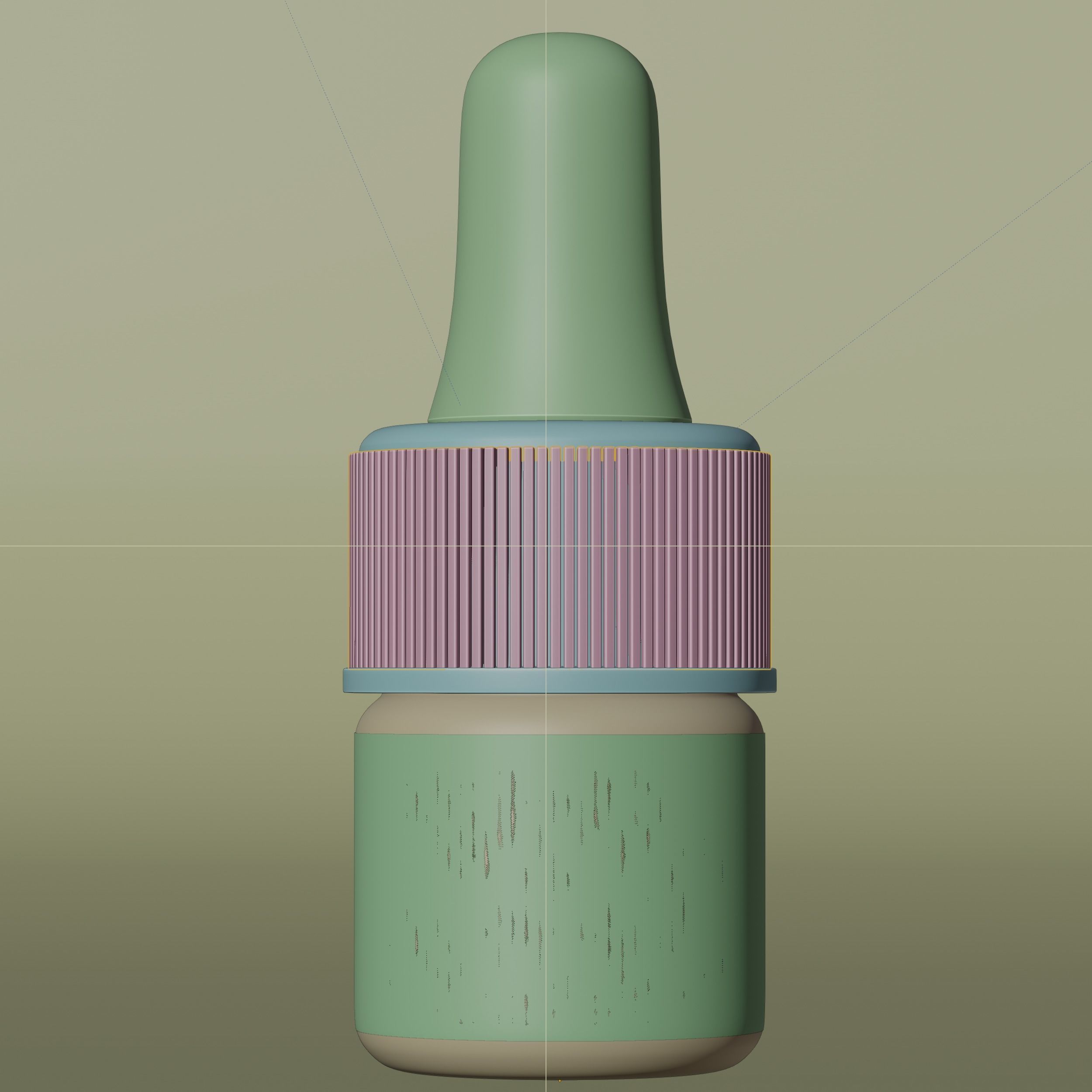 Dropper Bottle Mockup  23 Low-poly 3D model_7