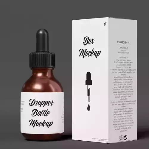 Dropper Bottle Mockup  2