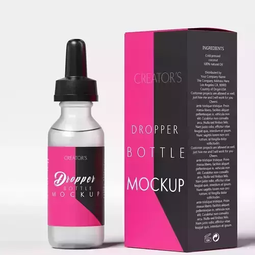 Dropper Bottle Mockup  19