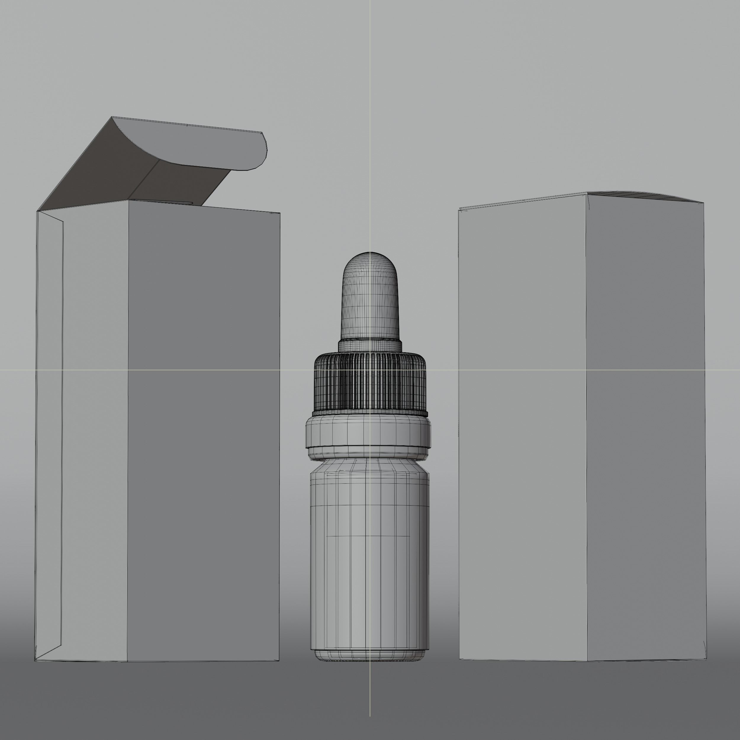 Dropper Bottle Mockup 18 Low-poly 3D model_10