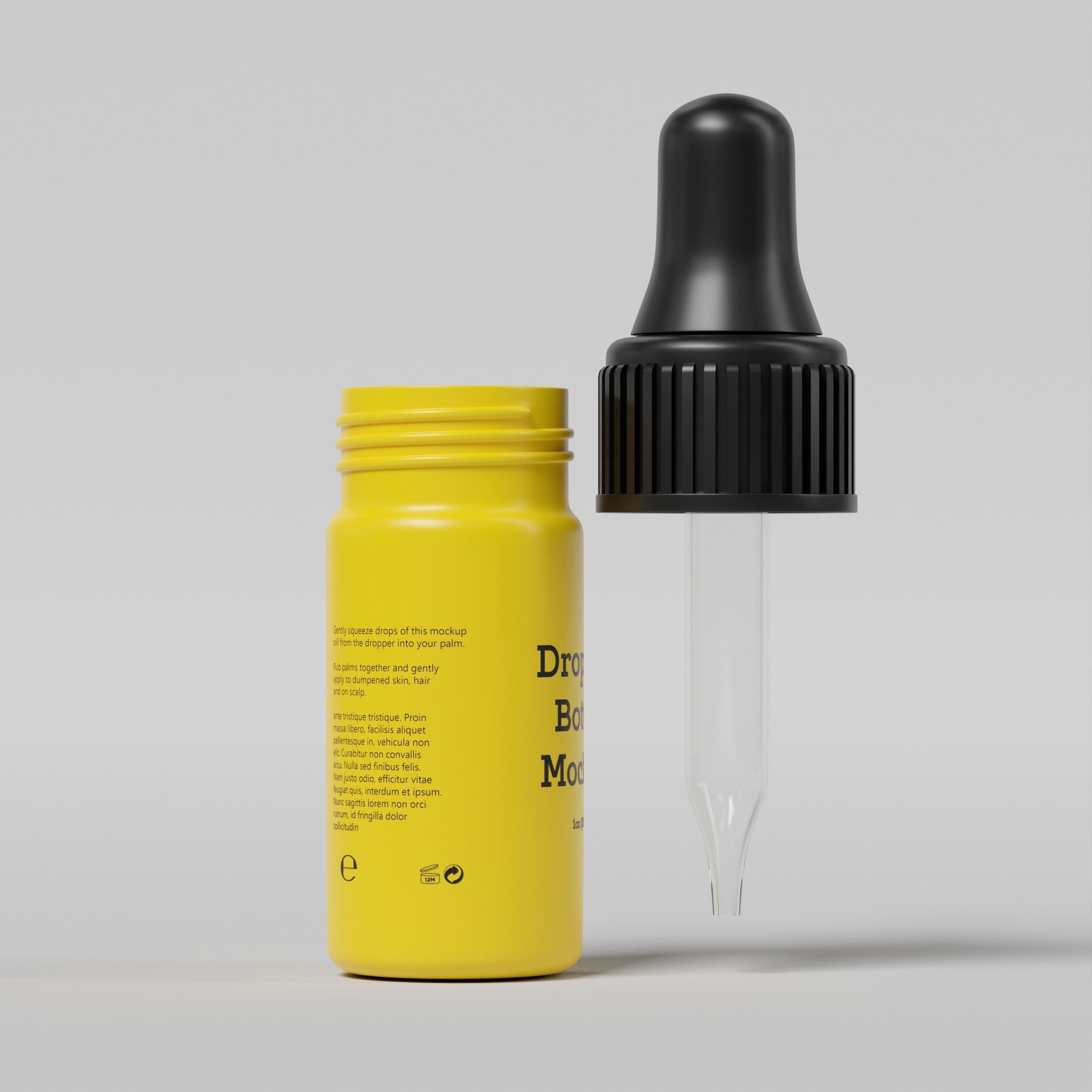 Dropper Bottle Mockup  16 Low-poly 3D model_9