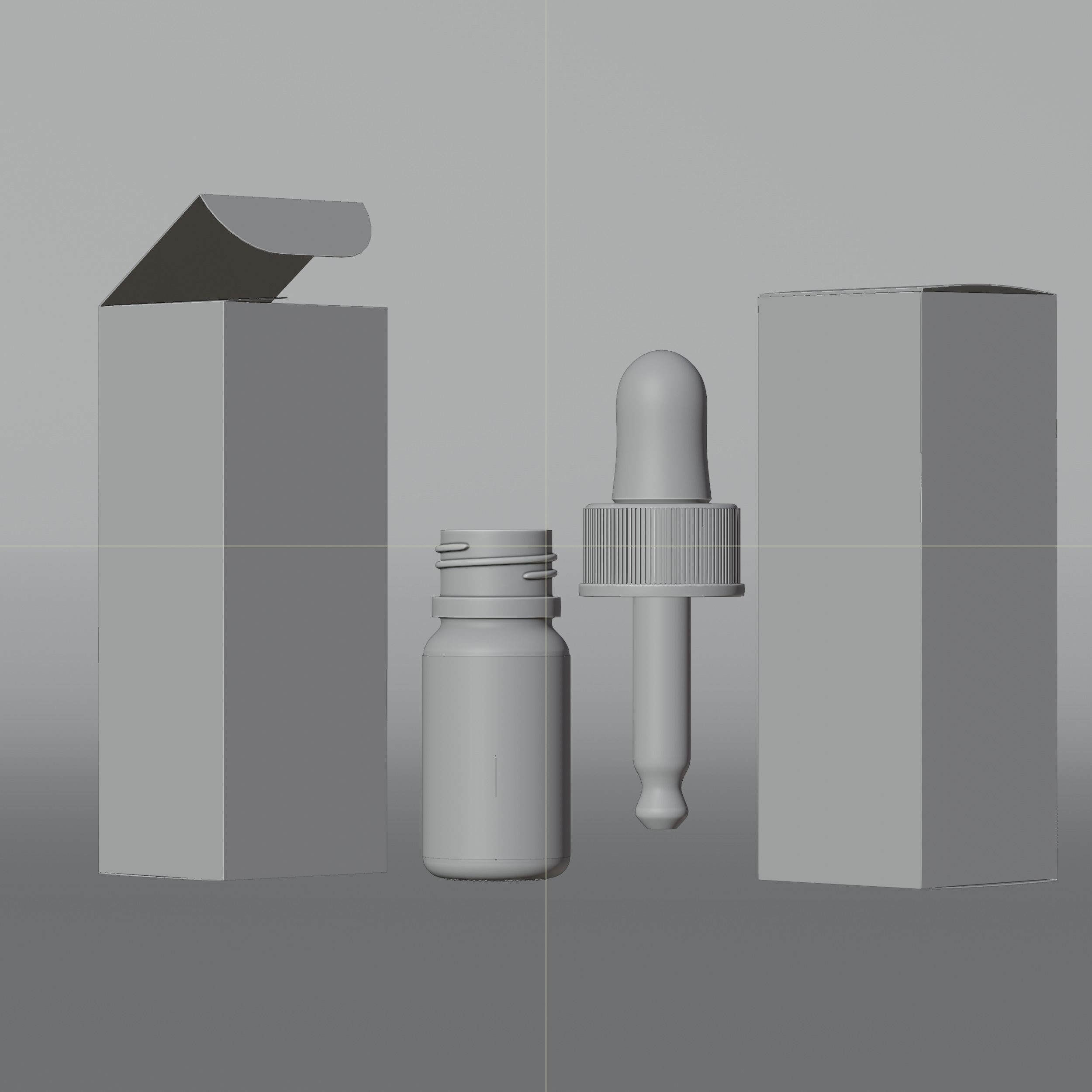 Dropper Bottle Mockup  15 Low-poly 3D model_3