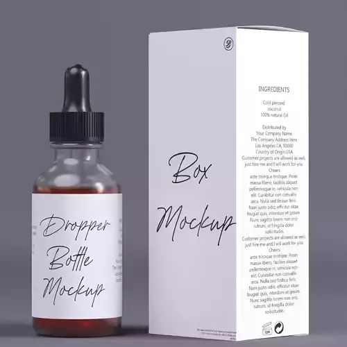 Dropper Bottle Mockup  13