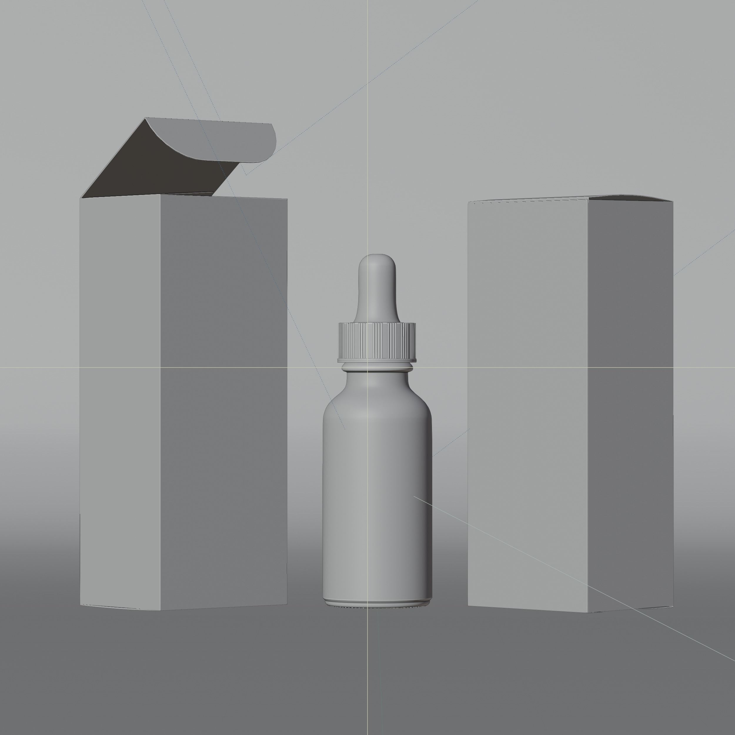 Dropper Bottle Mockup 11 Low-poly 3D model_8