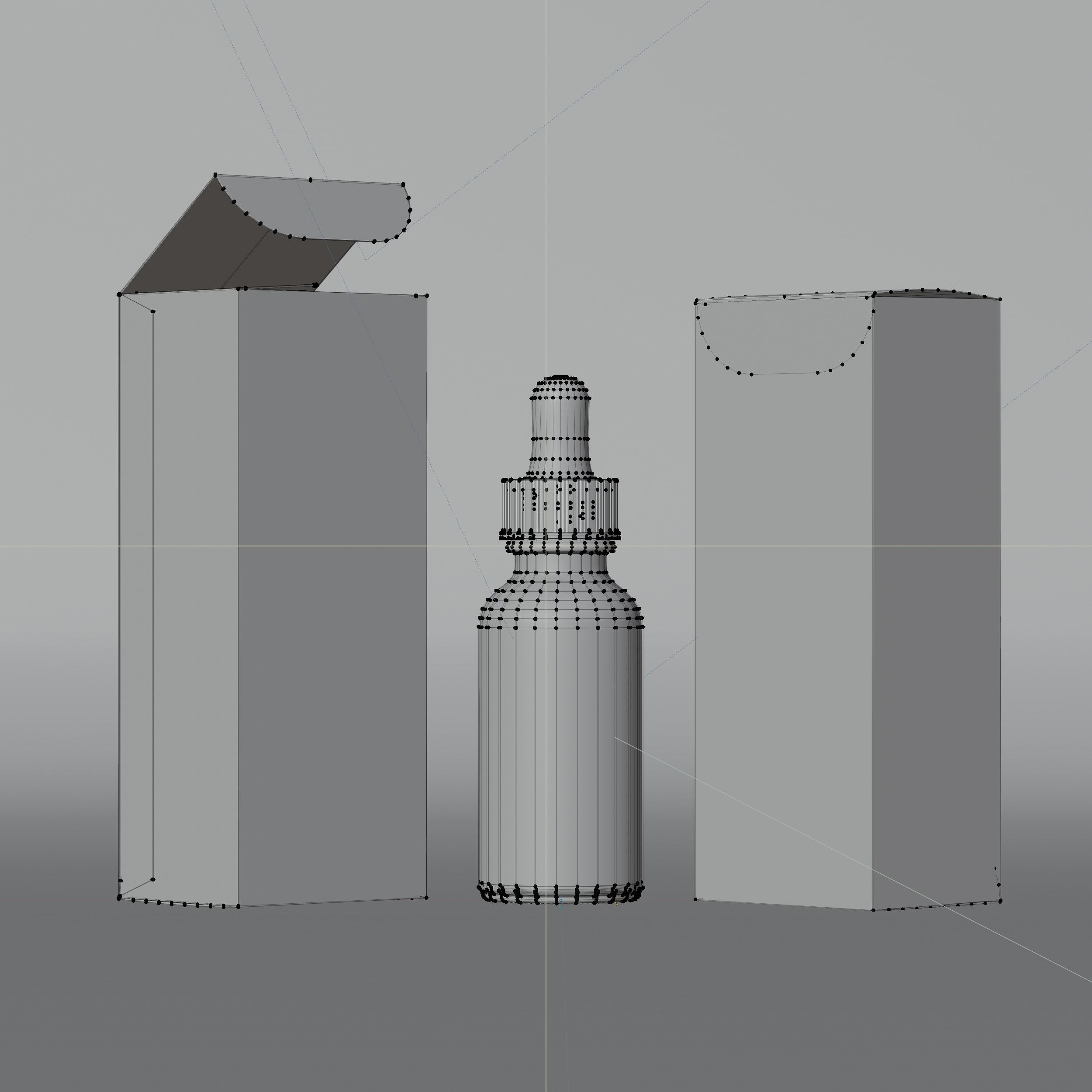 Dropper Bottle Mockup 11 Low-poly 3D model_9