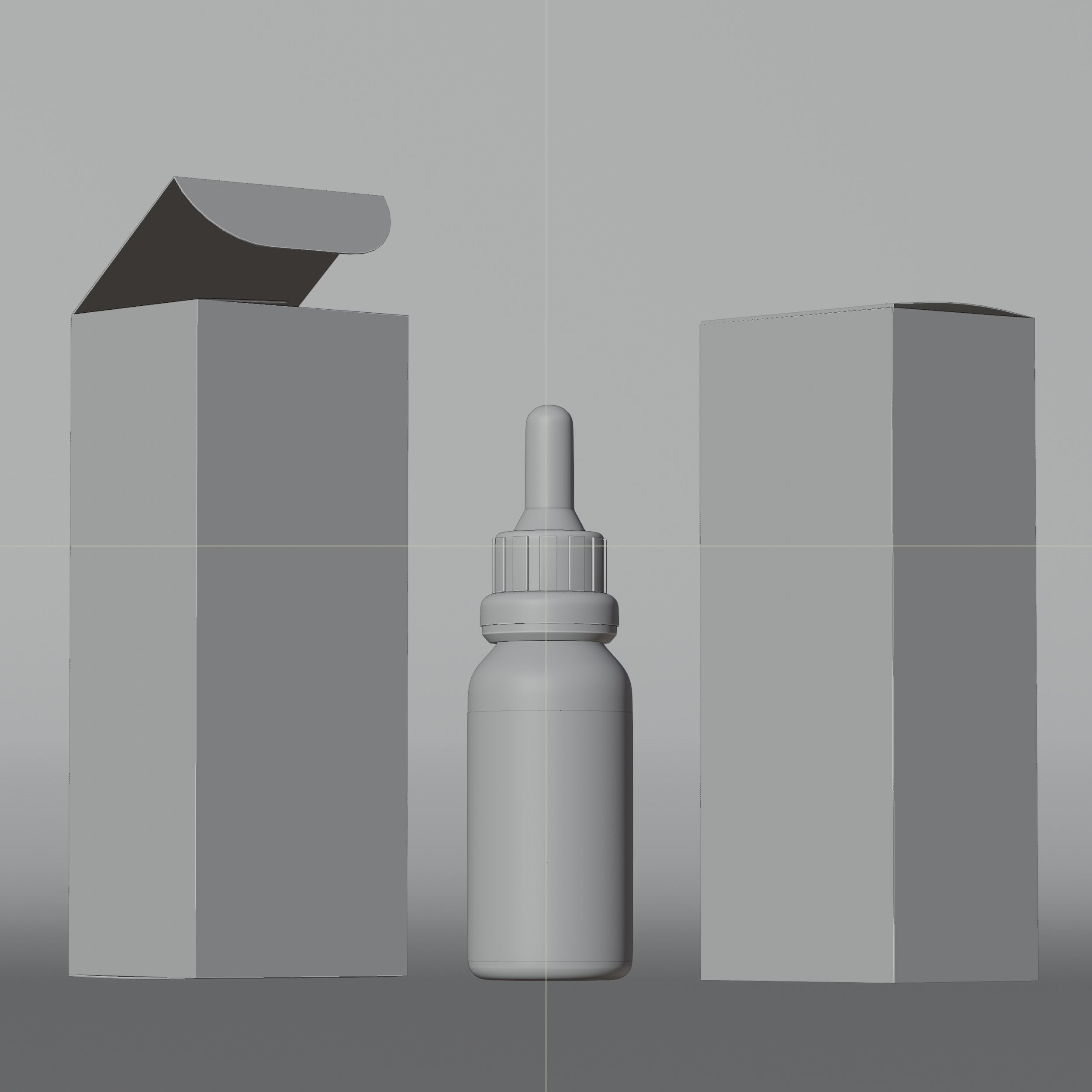 Dropper Bottle Mockup 10 Low-poly 3D model_9