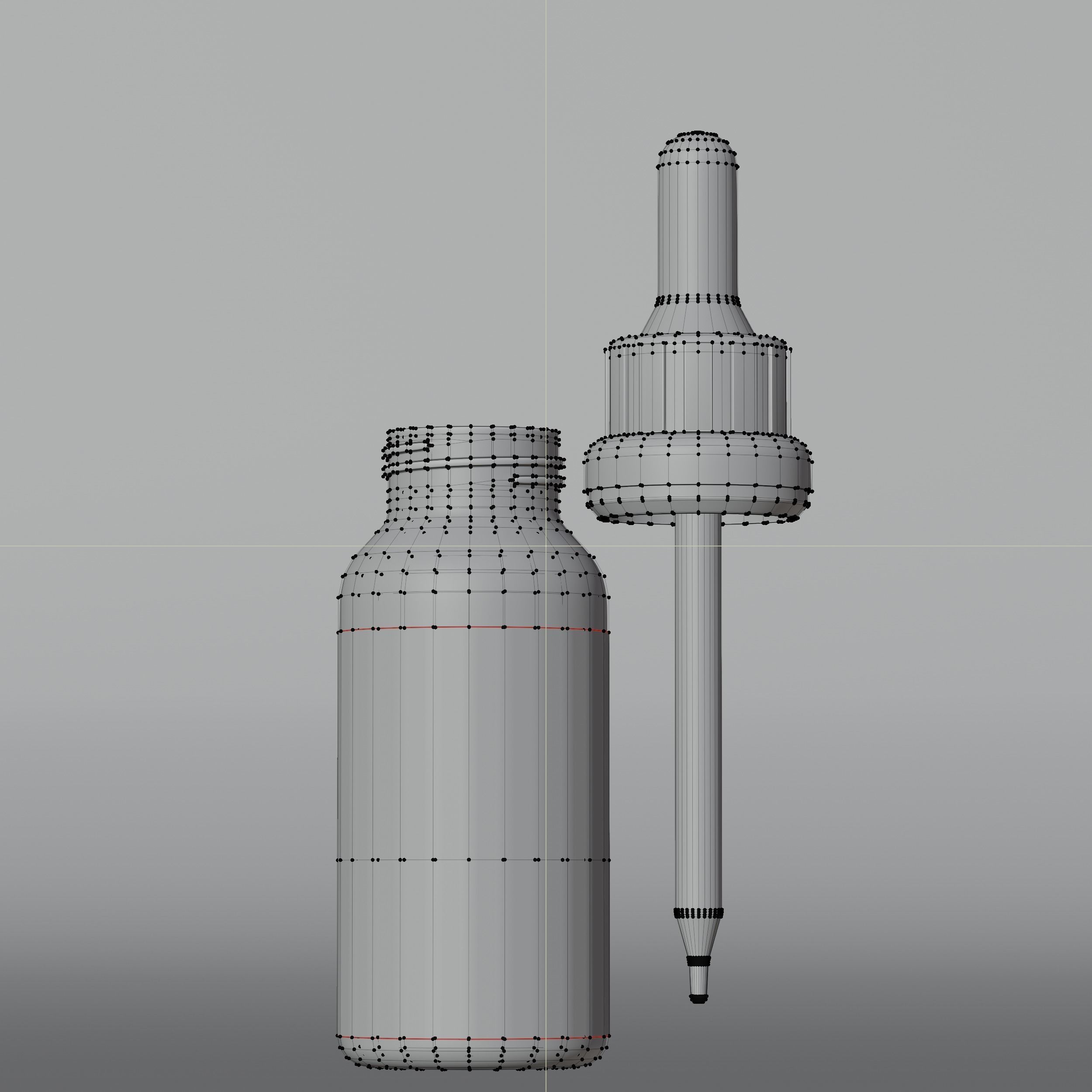 Dropper Bottle Mockup 10 Low-poly 3D model_8