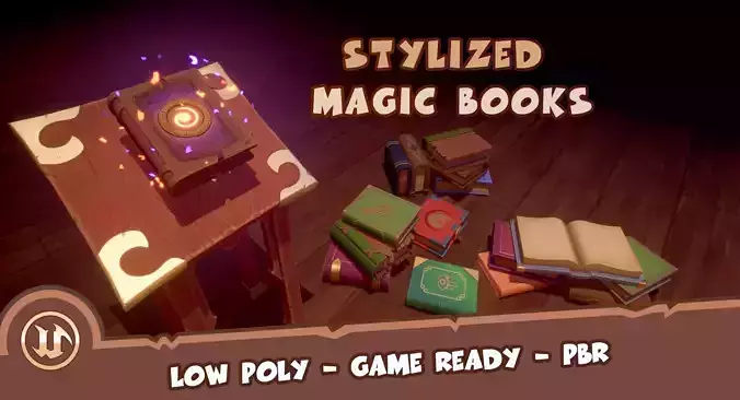 Stylized Magic Books