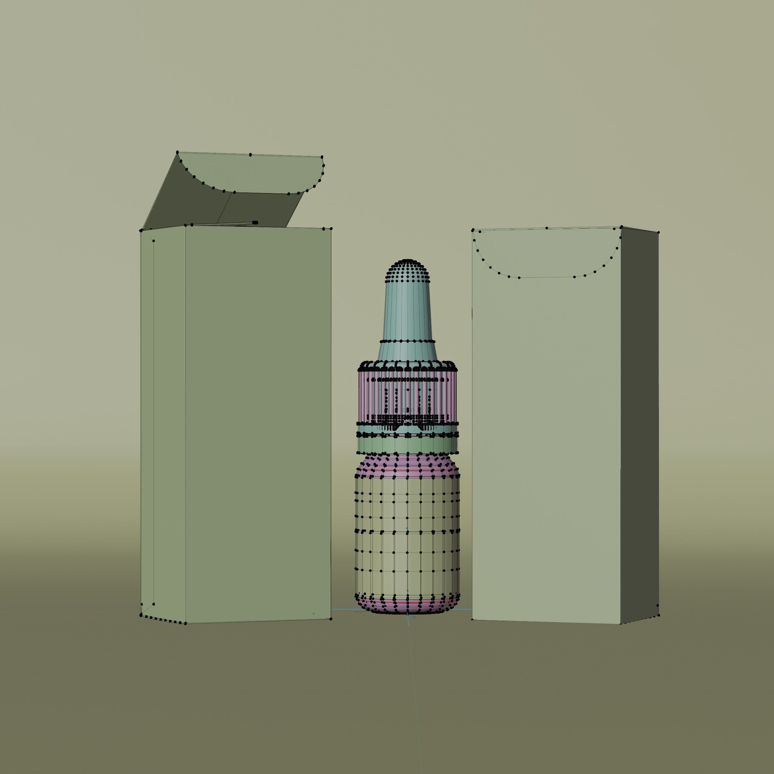 Dropper Bottle Mockup 1 Low-poly 3D model_7
