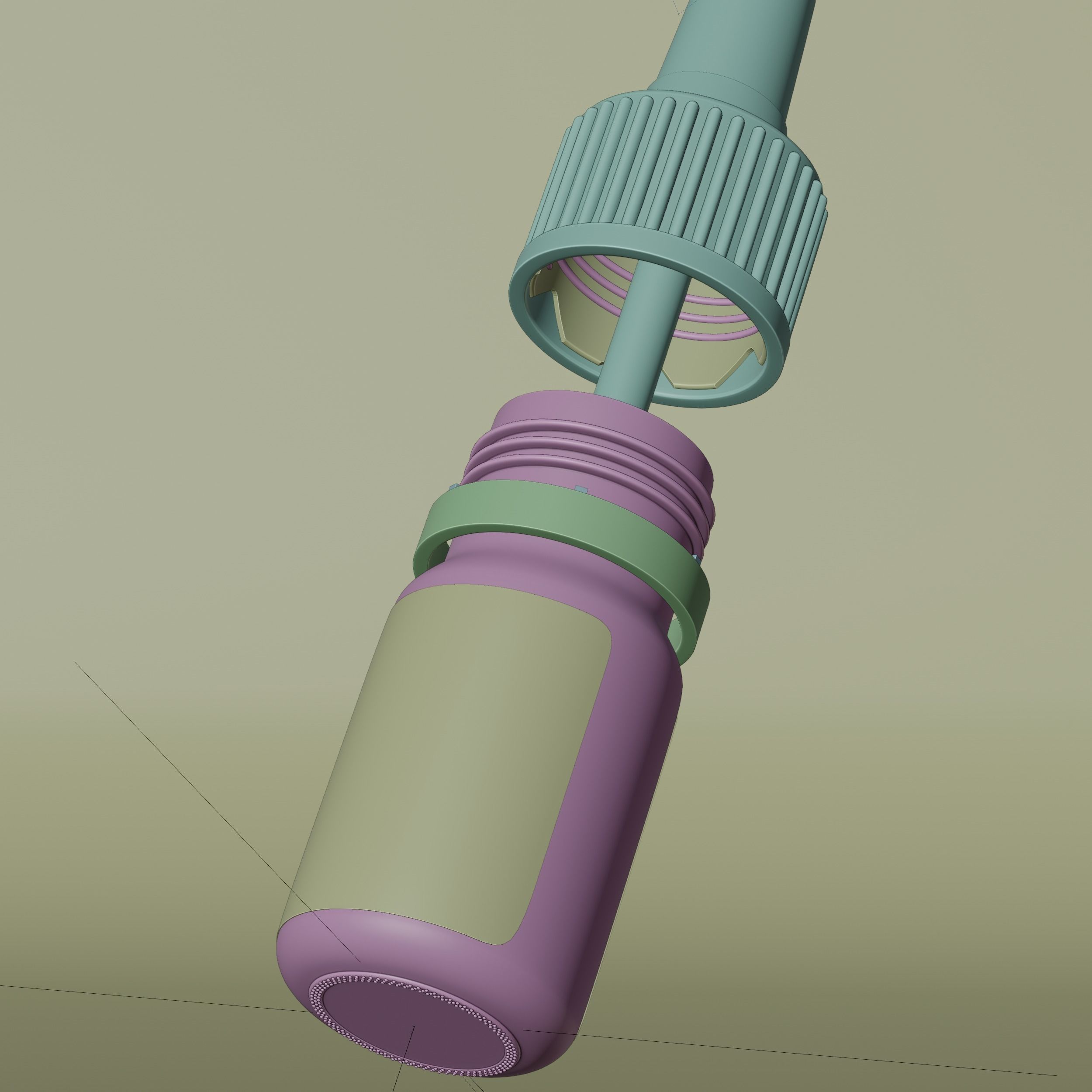 Dropper Bottle Mockup 1 Low-poly 3D model_5