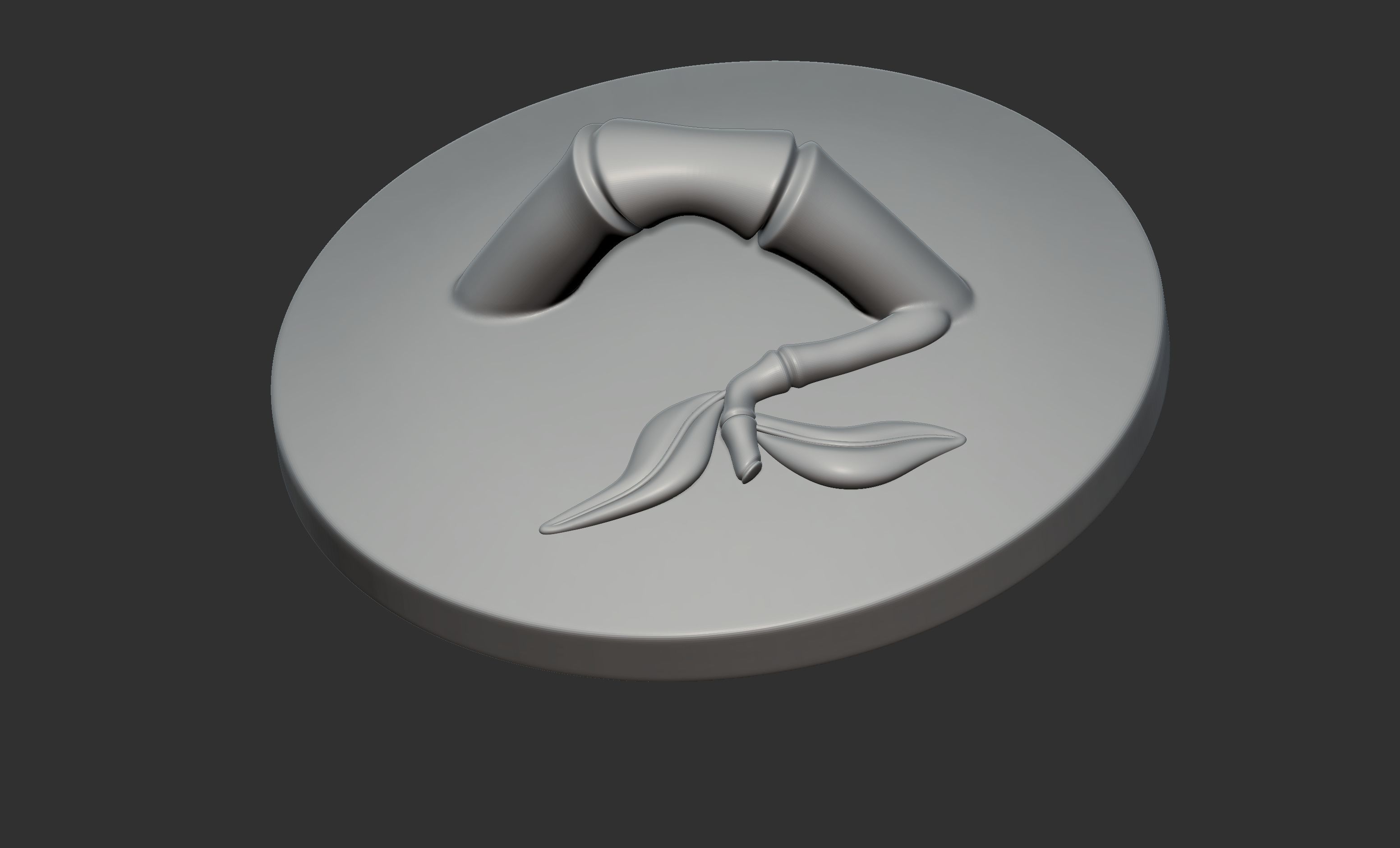 Bamboo Teapot 3D model_9