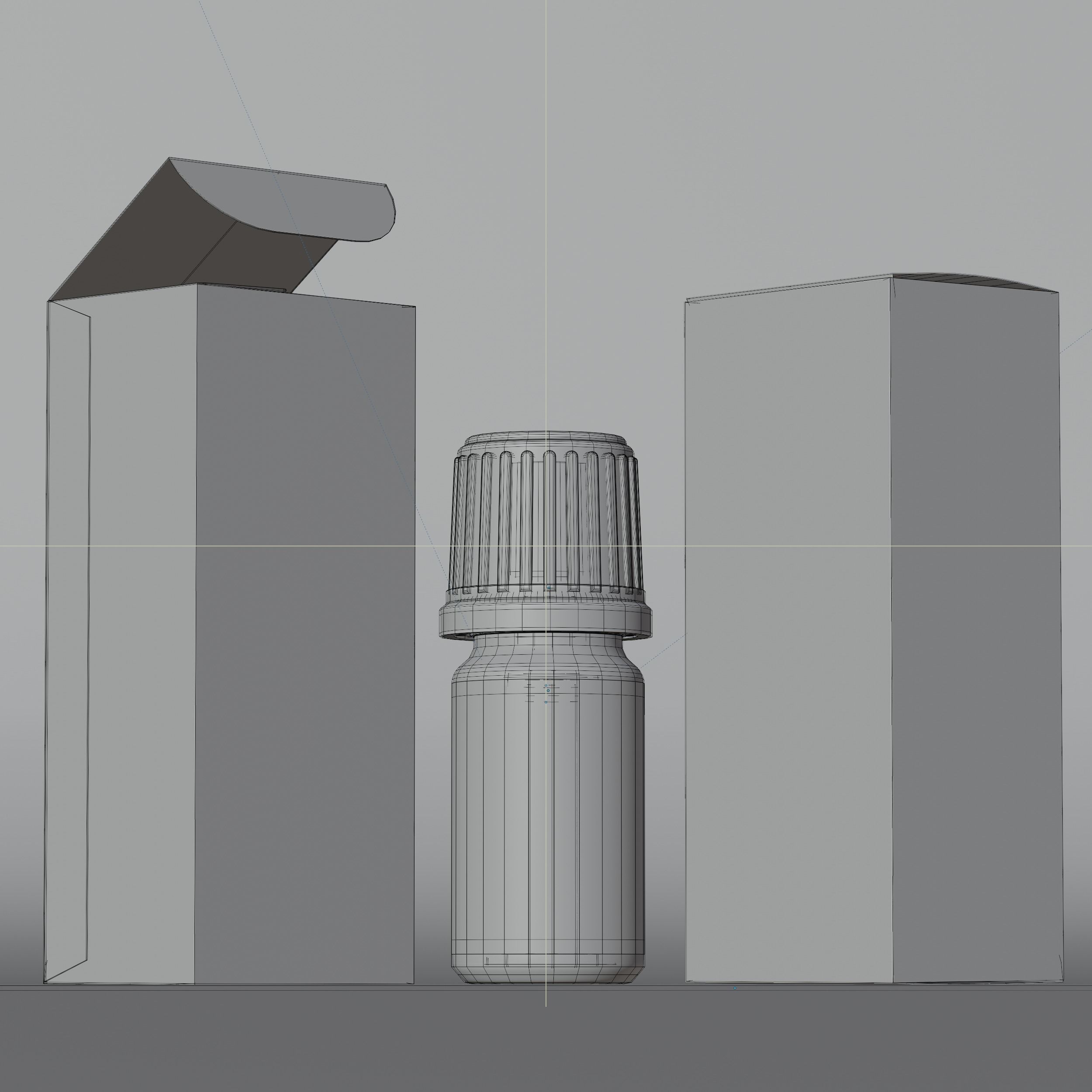 Cosmetic Bottle Mockup 30 Low-poly 3D model_11