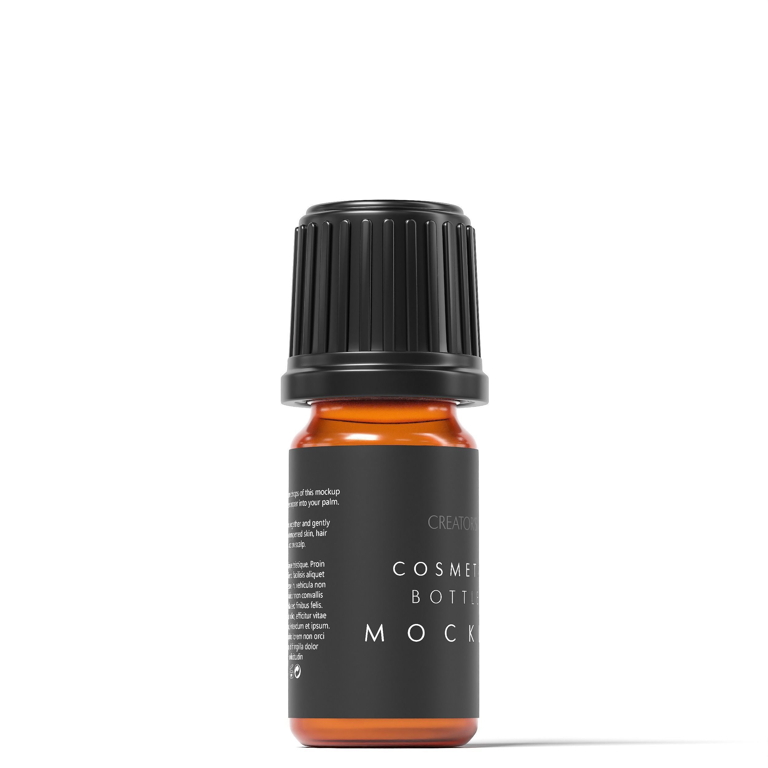 Cosmetic Bottle Mockup 30 Low-poly 3D model_6