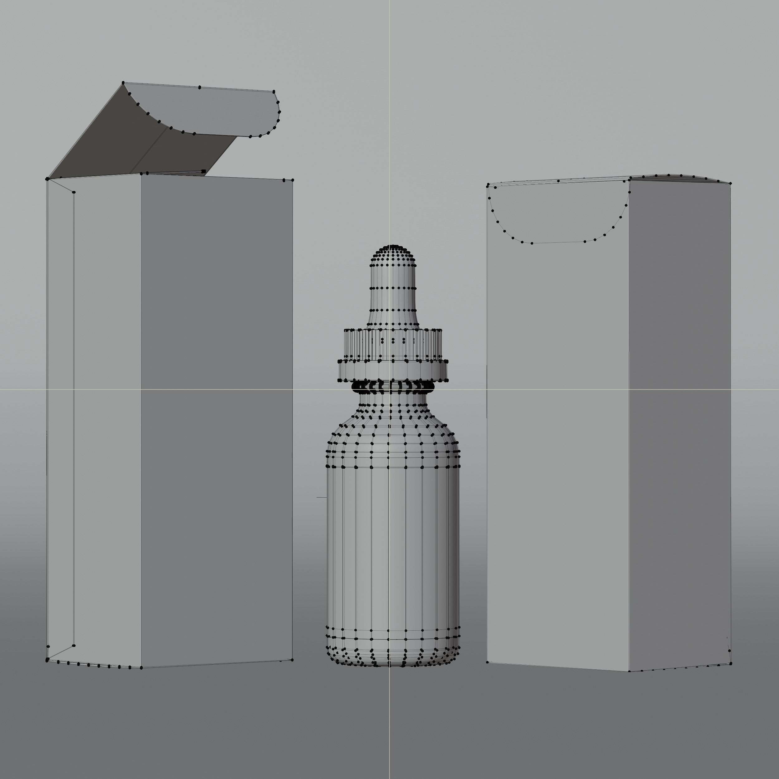 CBD Oil Natures Ultra Cool Mint Low-poly 3D model_9