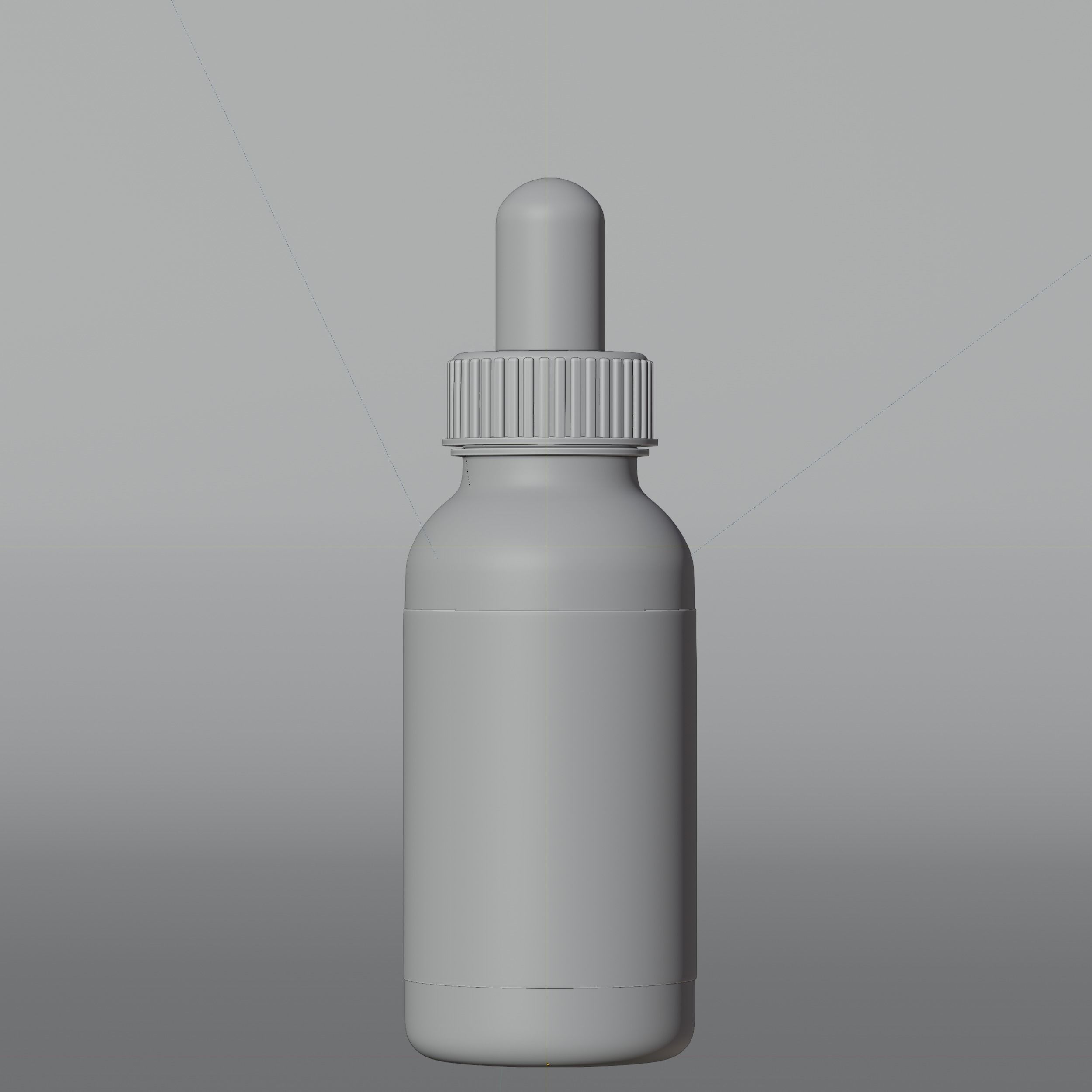 CBD Oil Pure Hemp Cherry Low-poly 3D model_8